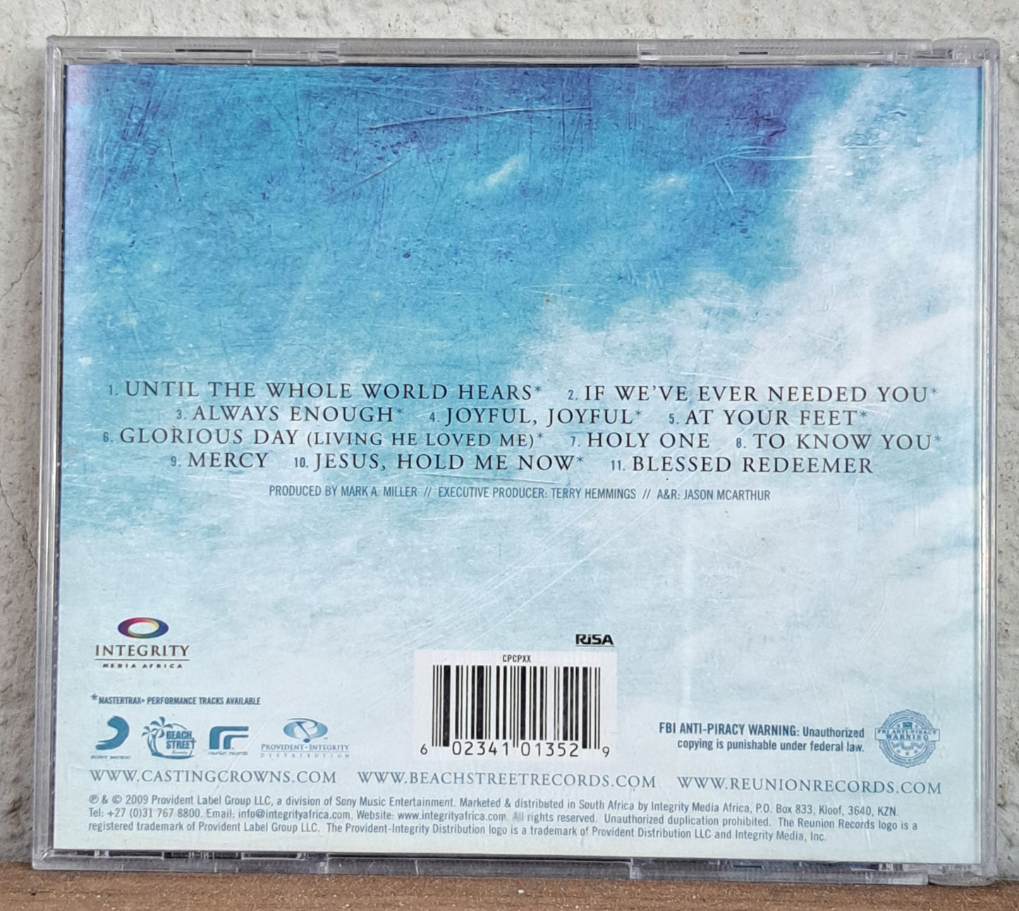 Casting Crowns - Until the whole world hears (cd)