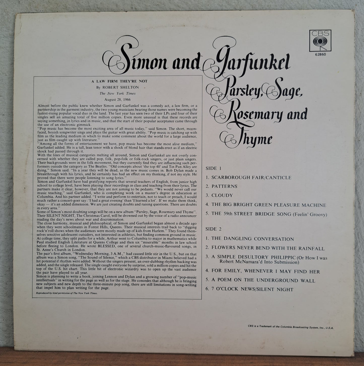 Simon& Garfunkel - Parsley,Sage,Rosemary and Thyme