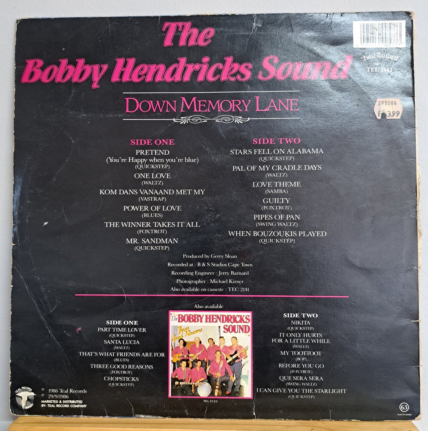 The Bobby Hendricks Sound -  Down Memory Lane