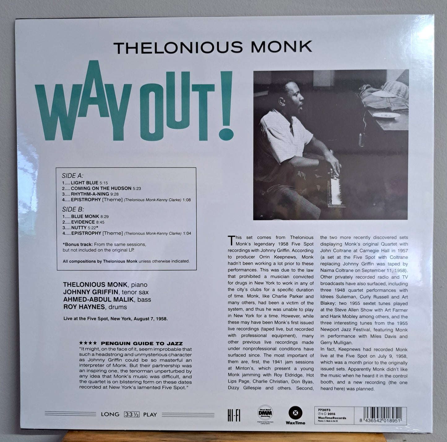 Thelonious Monk - Way Out! (new/sealed)