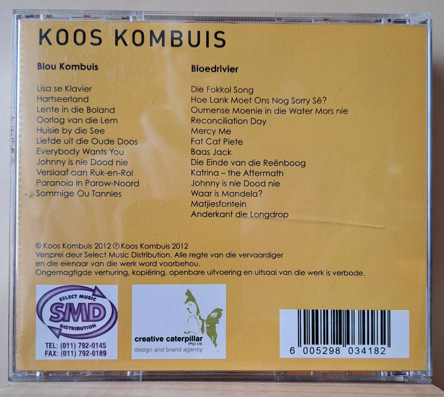 Koos Kombuis - Blou Kombuis / Bloedrivier combo (double cd)