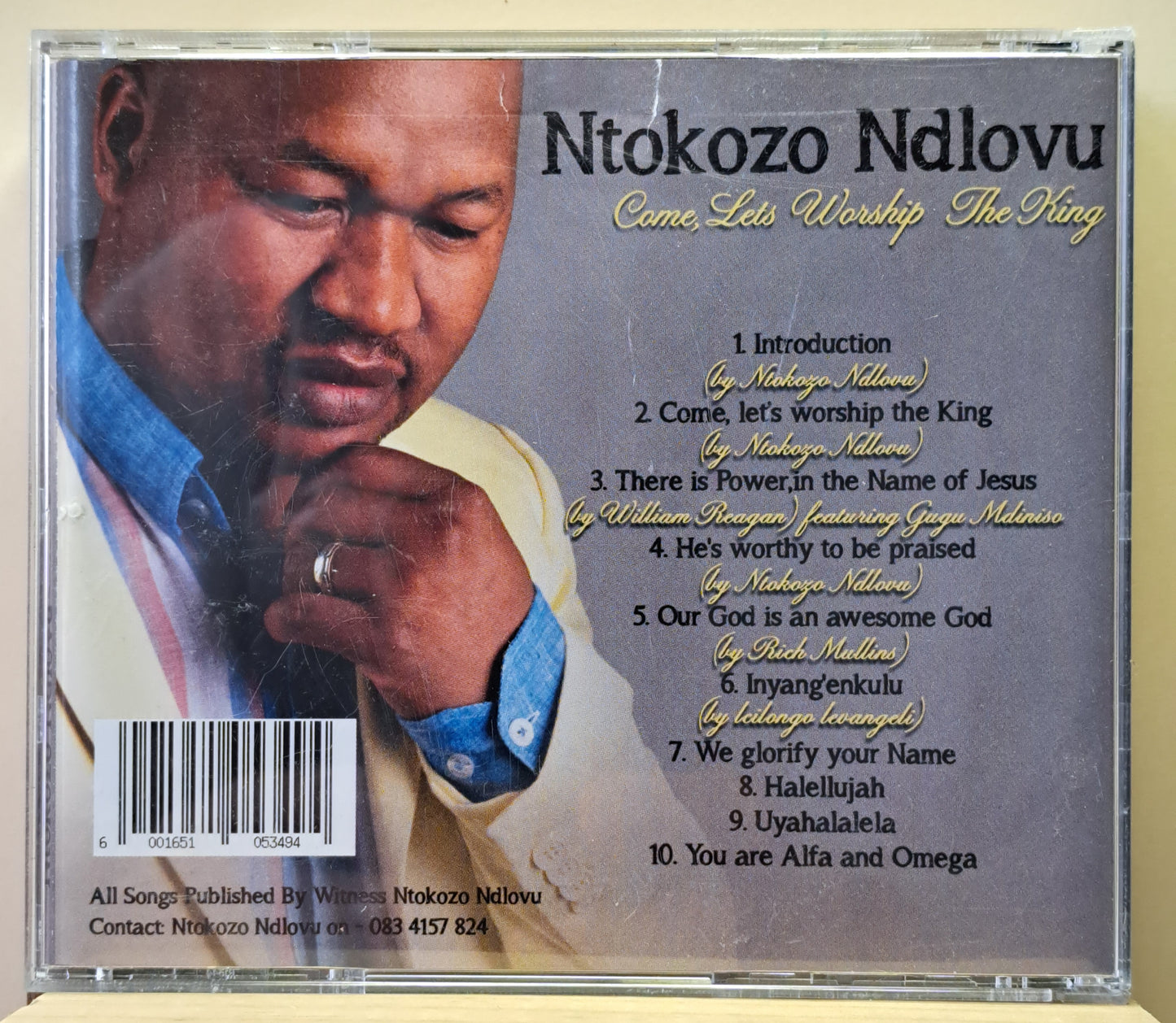 Ntokozo Ndlovu - Come let's worship the King (cd)