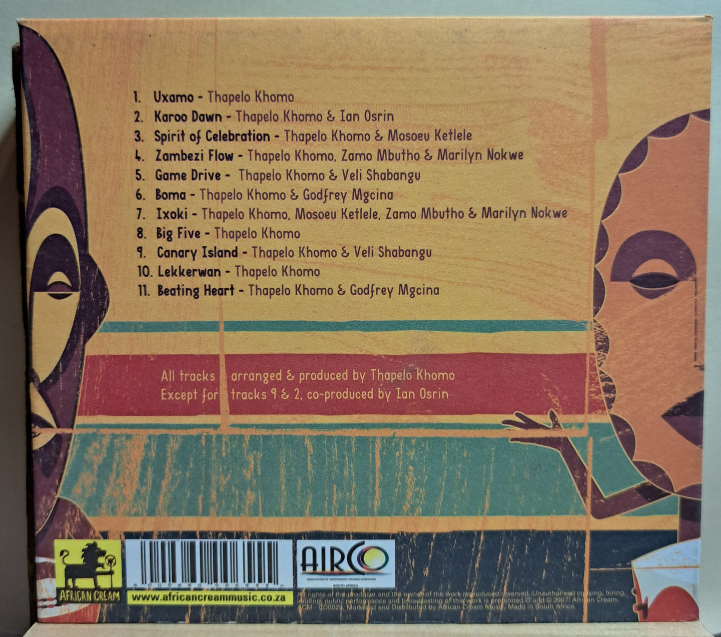 Drummers from Mother Africa (The Drum series) cd