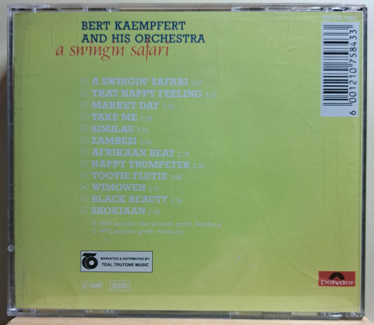 Bert Kaempfert and his orchestra - A swinging safari (cd)