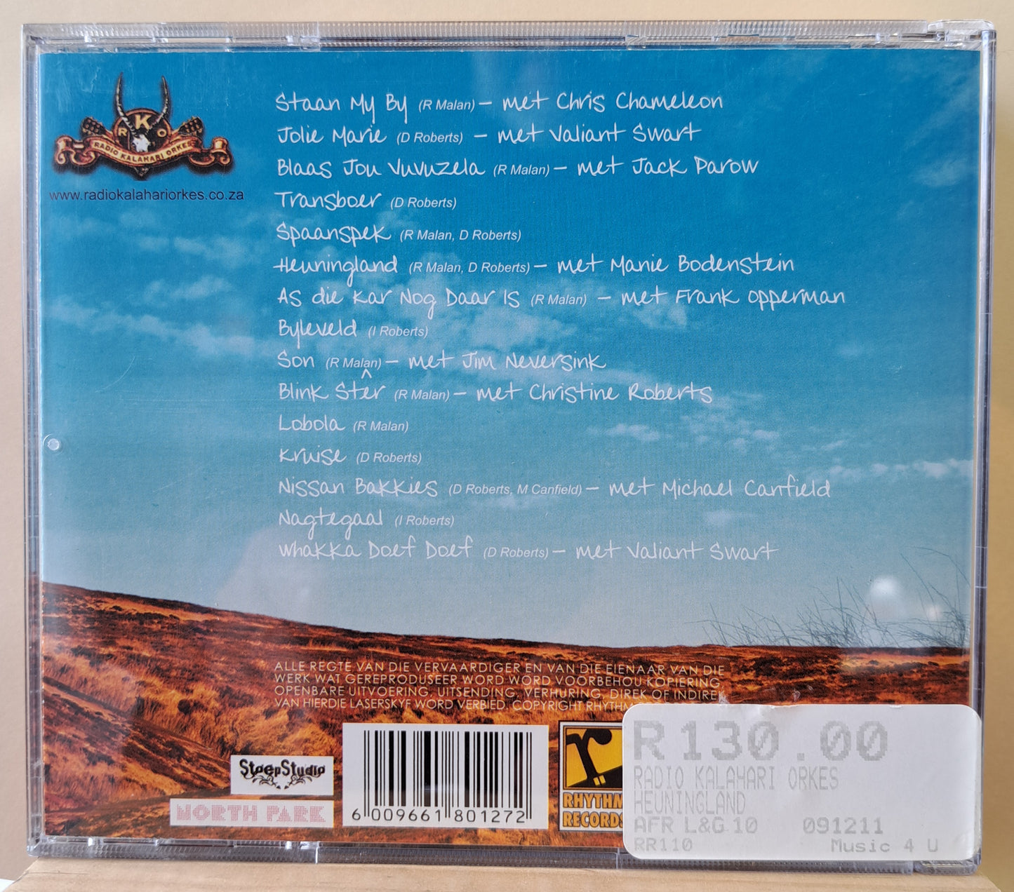 Die Radio Kalahari Orkes - Heuningland (cd)