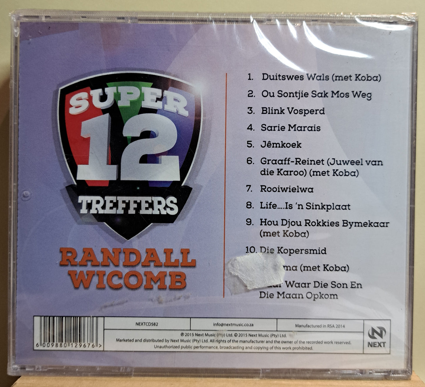 Randall Wicomb - Super 12 Treffers (cd)