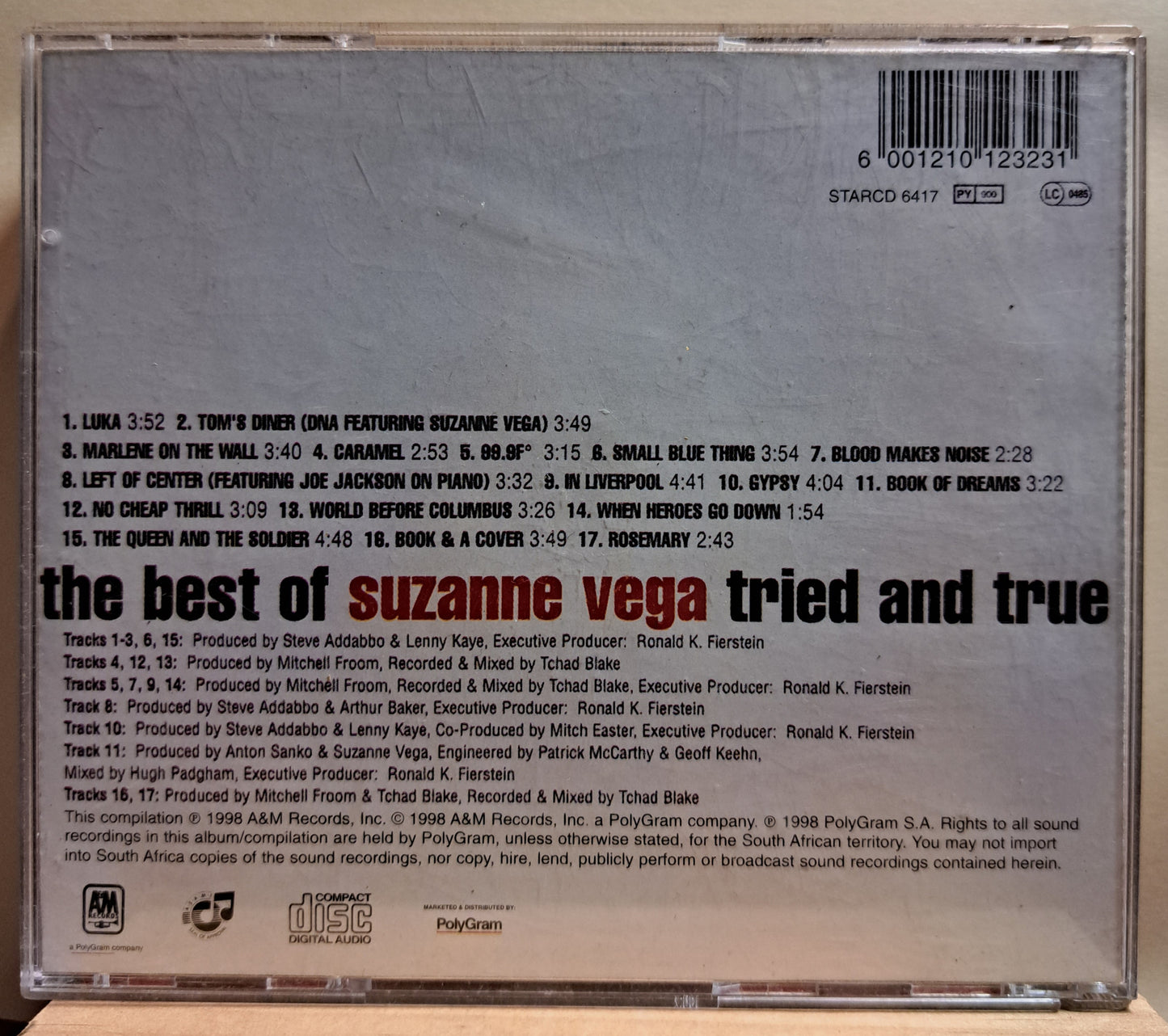 Suzanne Vega - Tried and True (The best of) cd