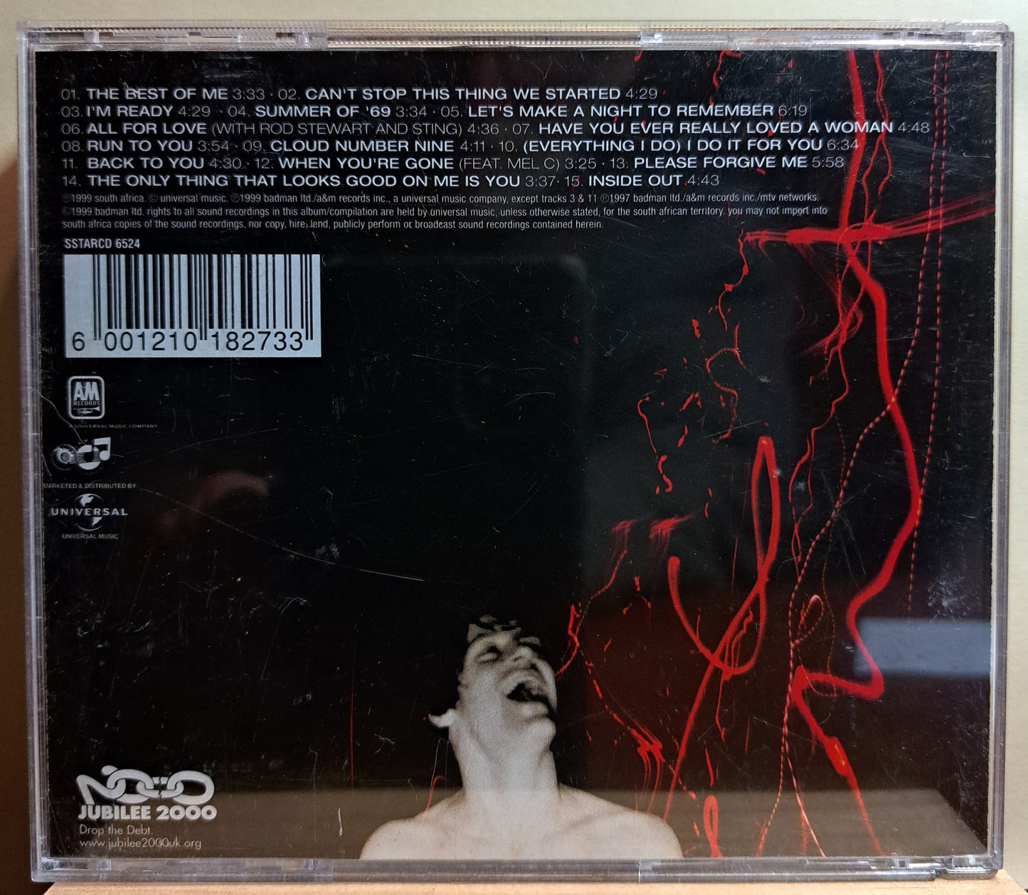 Bryan Adams - The best of me (cd)