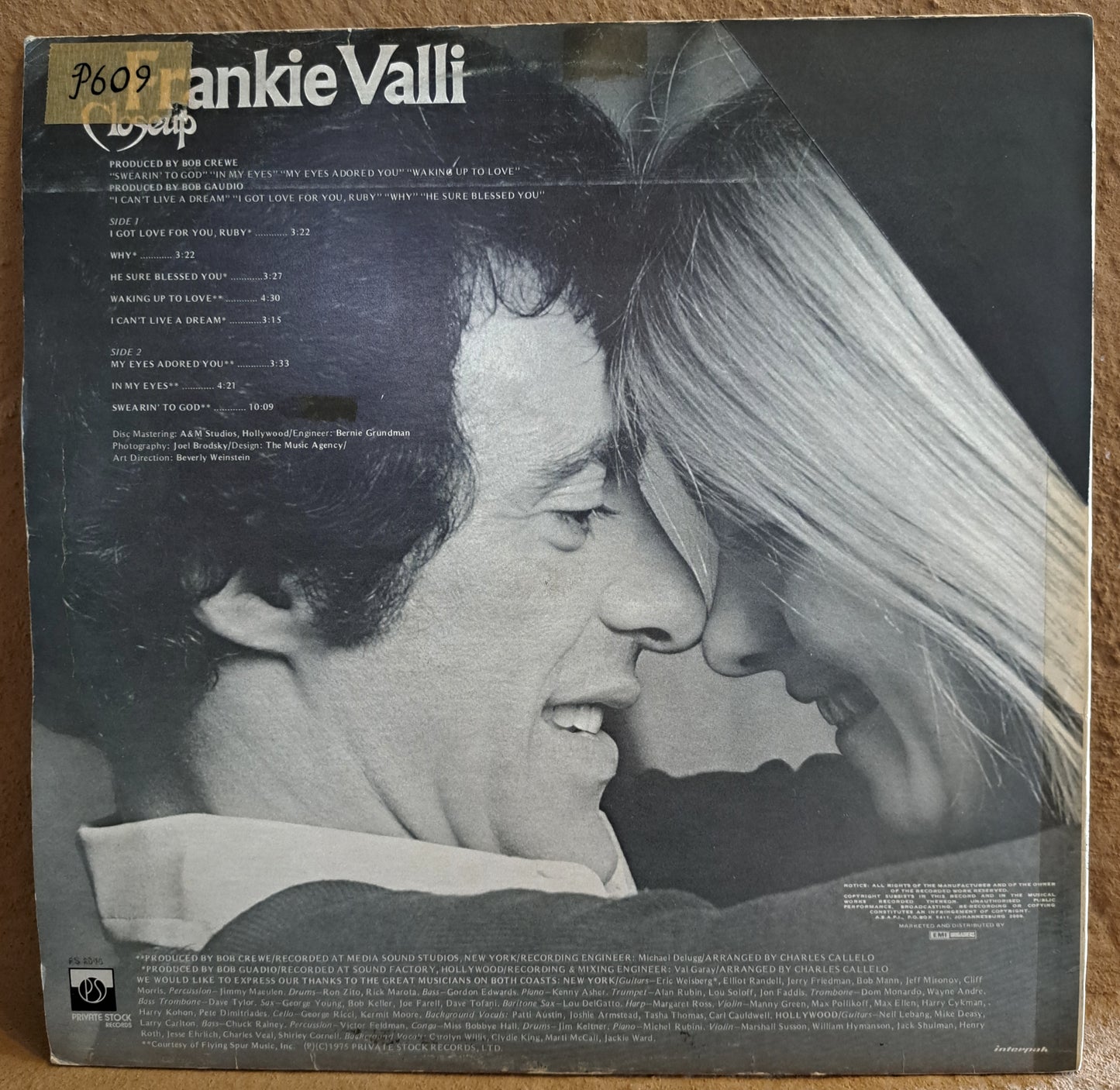 Frankie Valli - Closeup