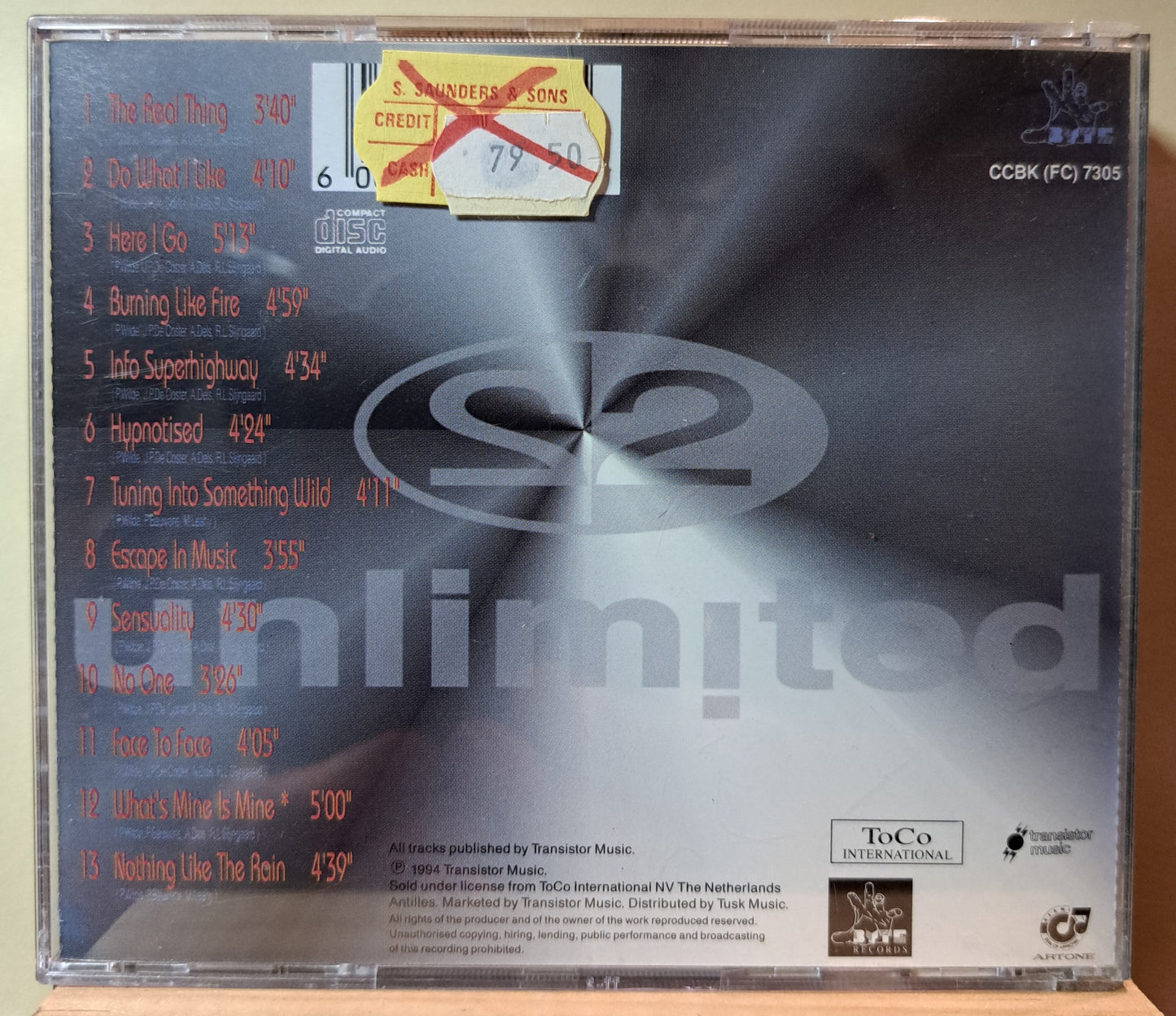 2 Unlimited - Real Things (cd)