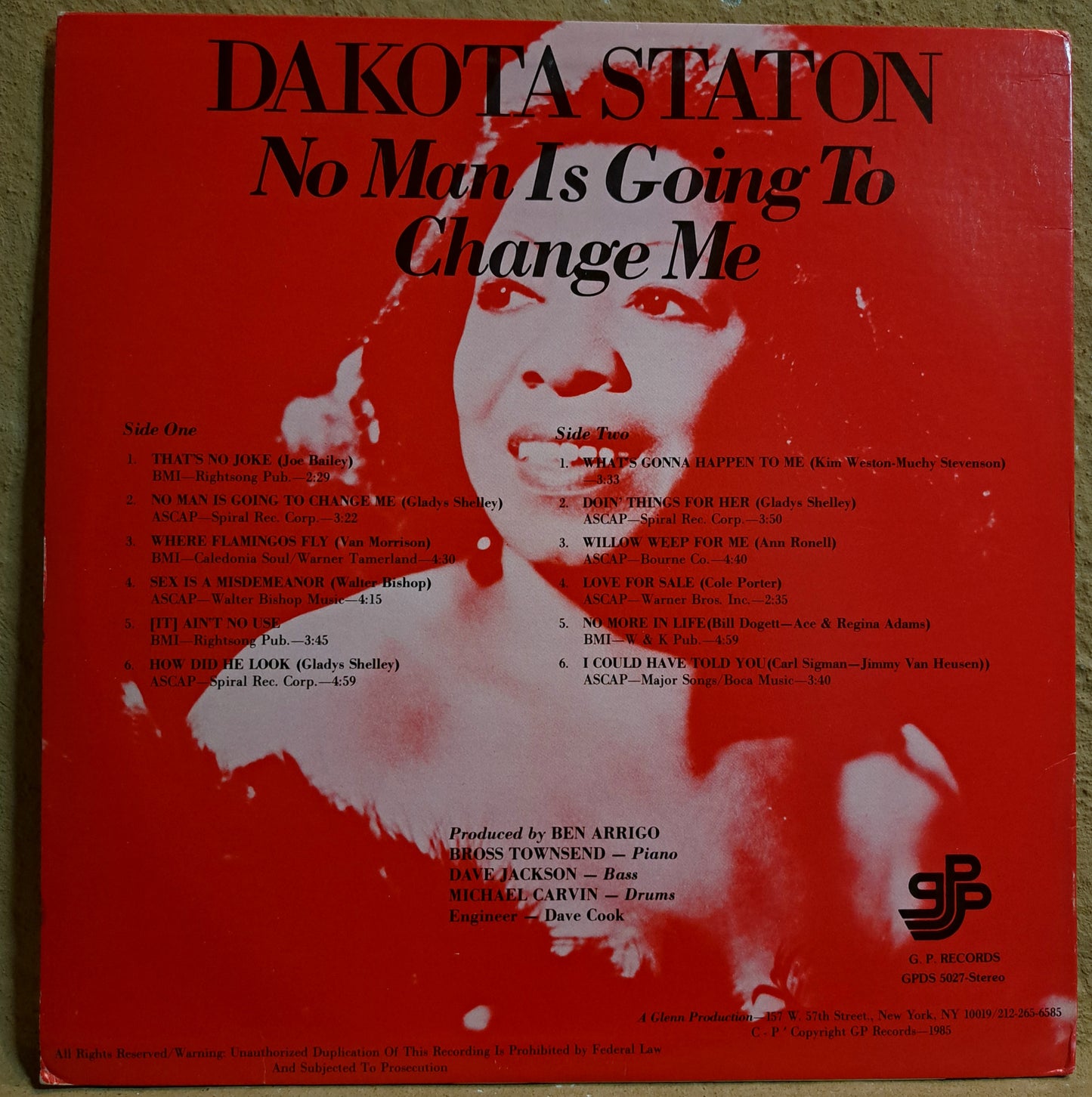 Dakota Staton - No man is going to change me