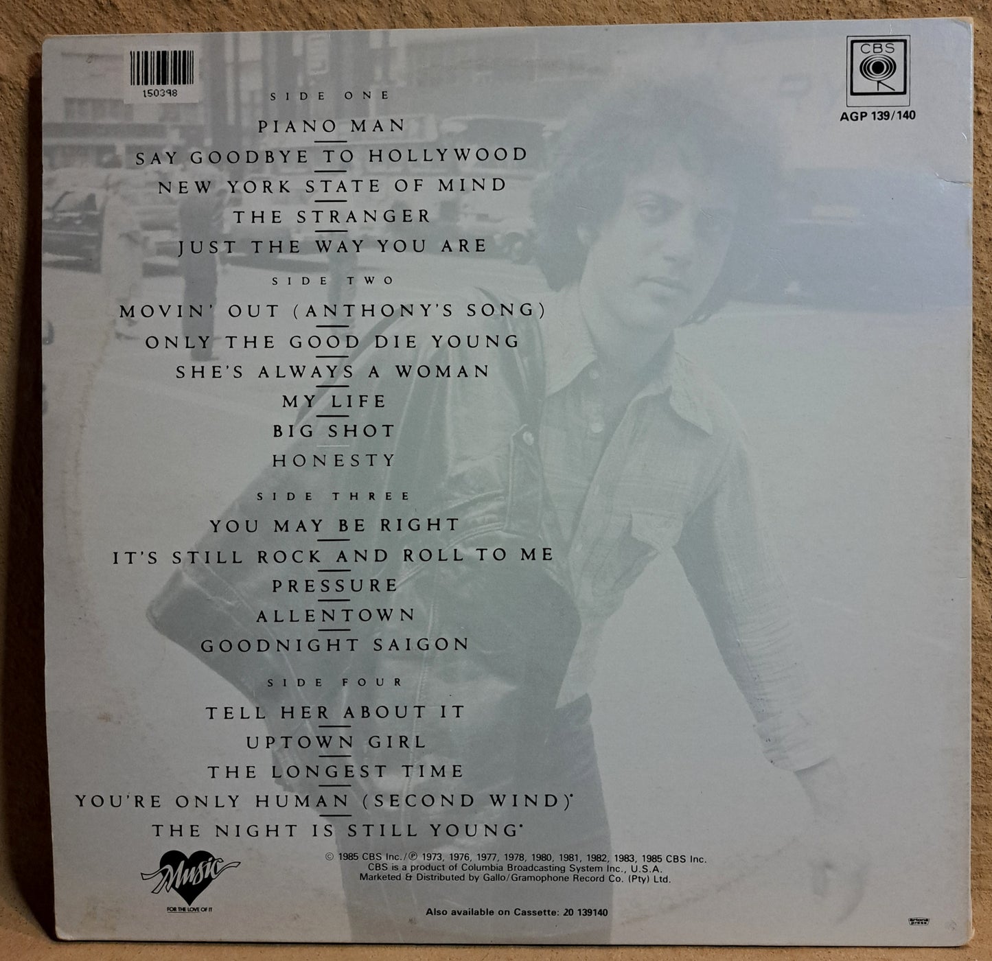 Billy Joel - Greatest Hits 1 & 2 (double album)