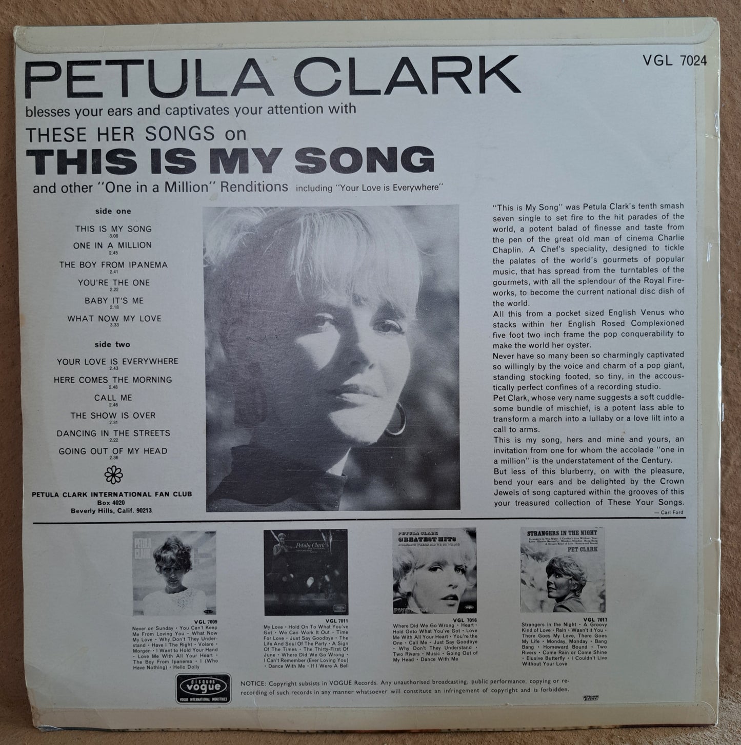 Petula Clark - This is my song