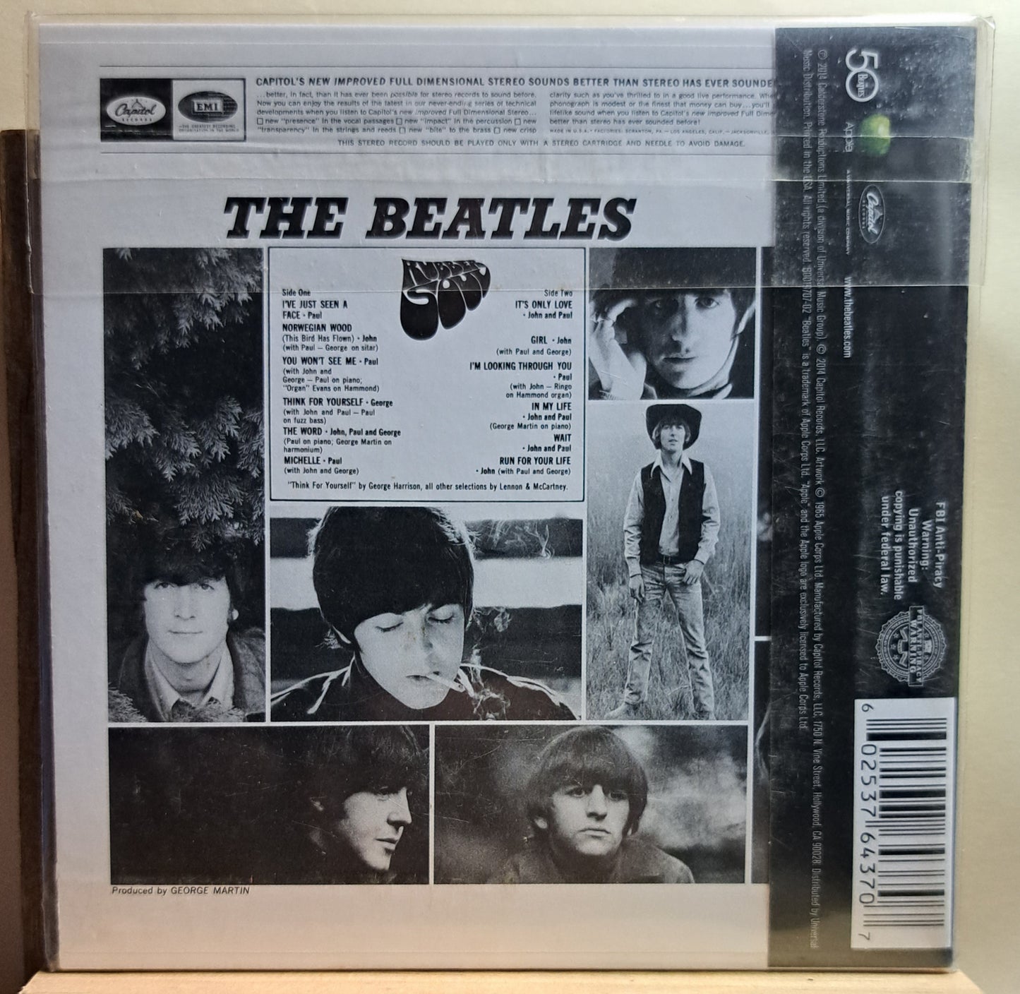 The Beatles - Rubber Soul (cd, new)