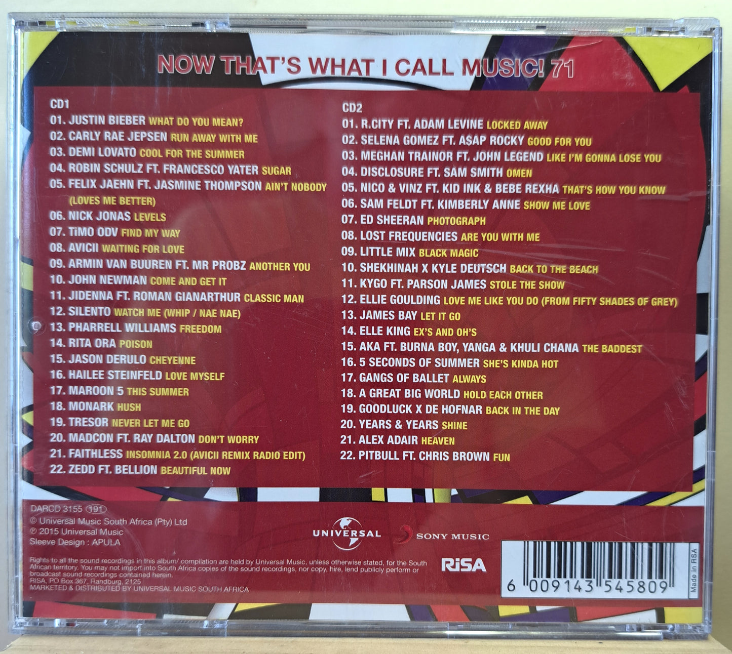 Now - 71 (double disc cd)