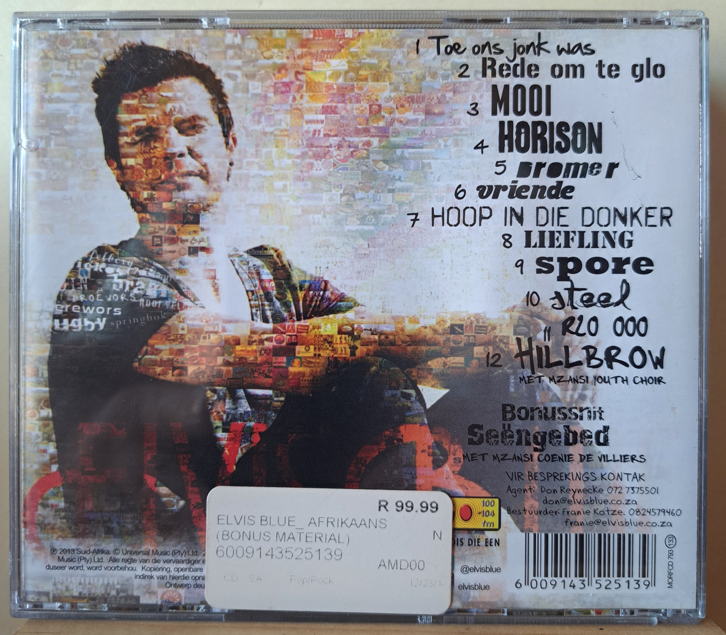 Elvis Blue - Afrikaans (cd)