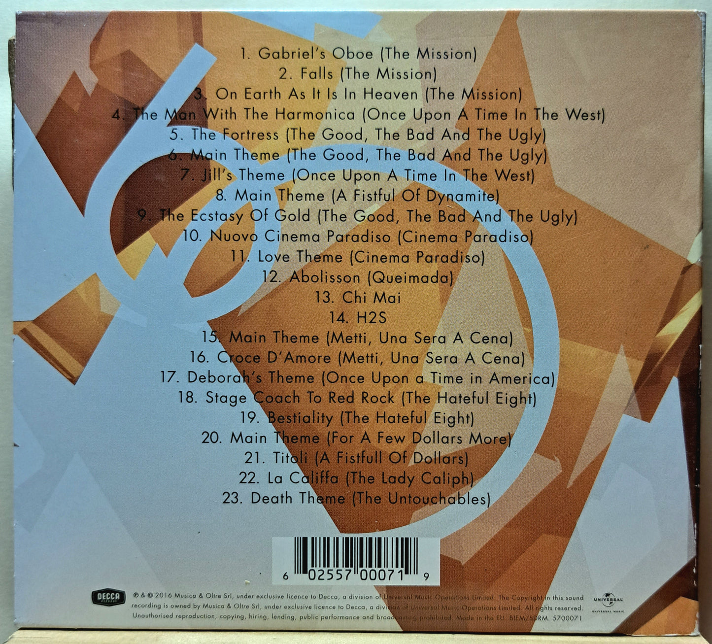 Ennio Morricone - 60 years of music (cd)