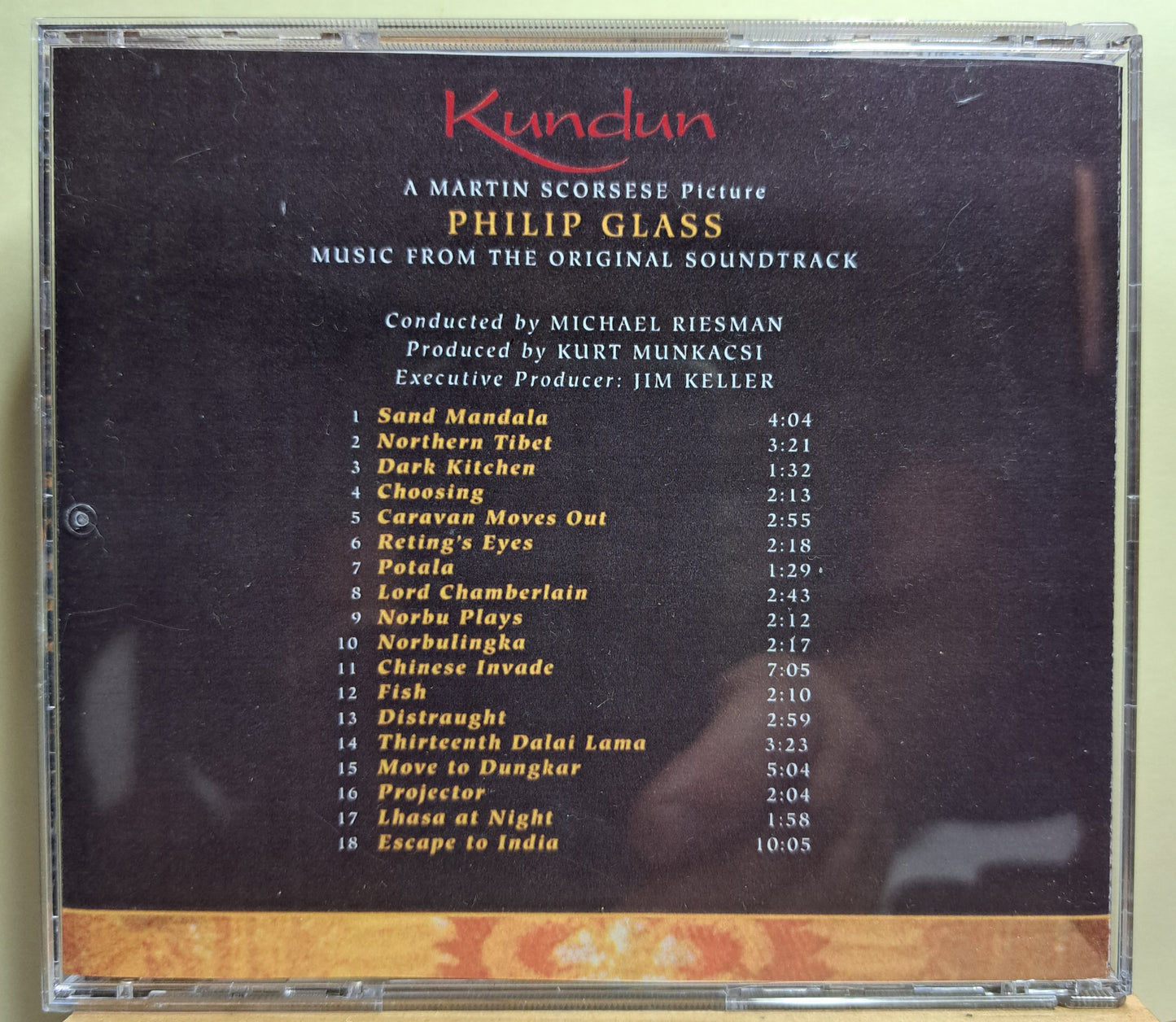 Philip Glass - Kundum (original soundtrack) cd