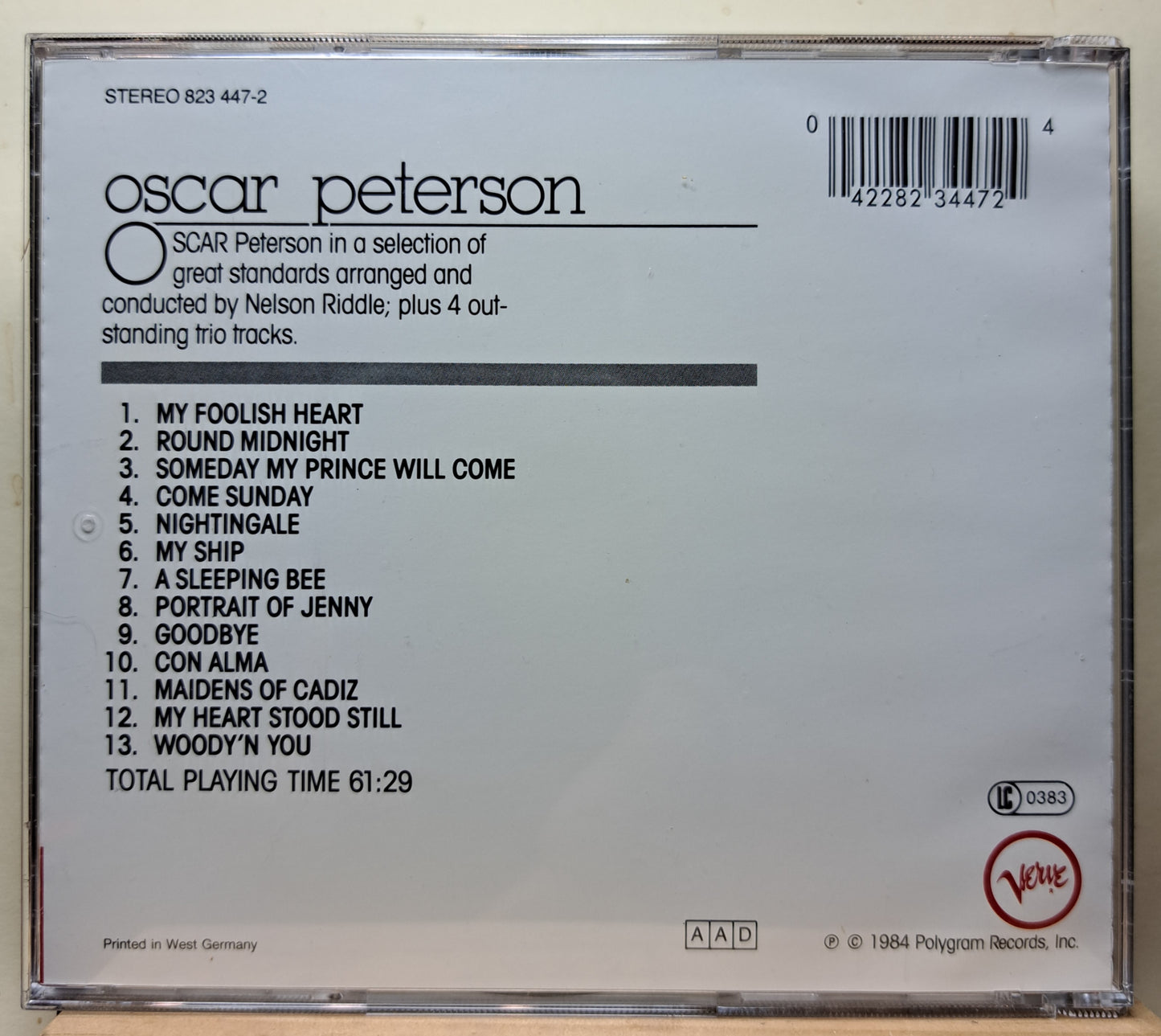 Oscar Peterson - The silver connection (cd)