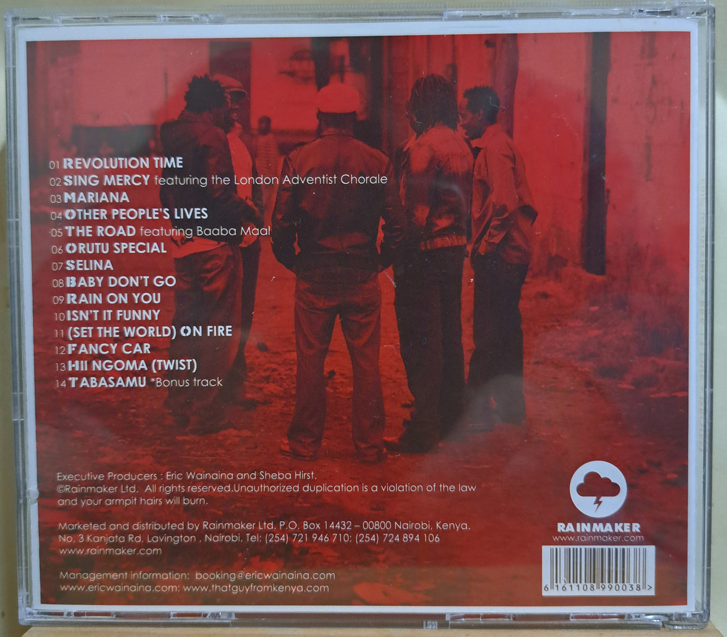 Eric Wainaina + BBA - Love & Protest (cd)