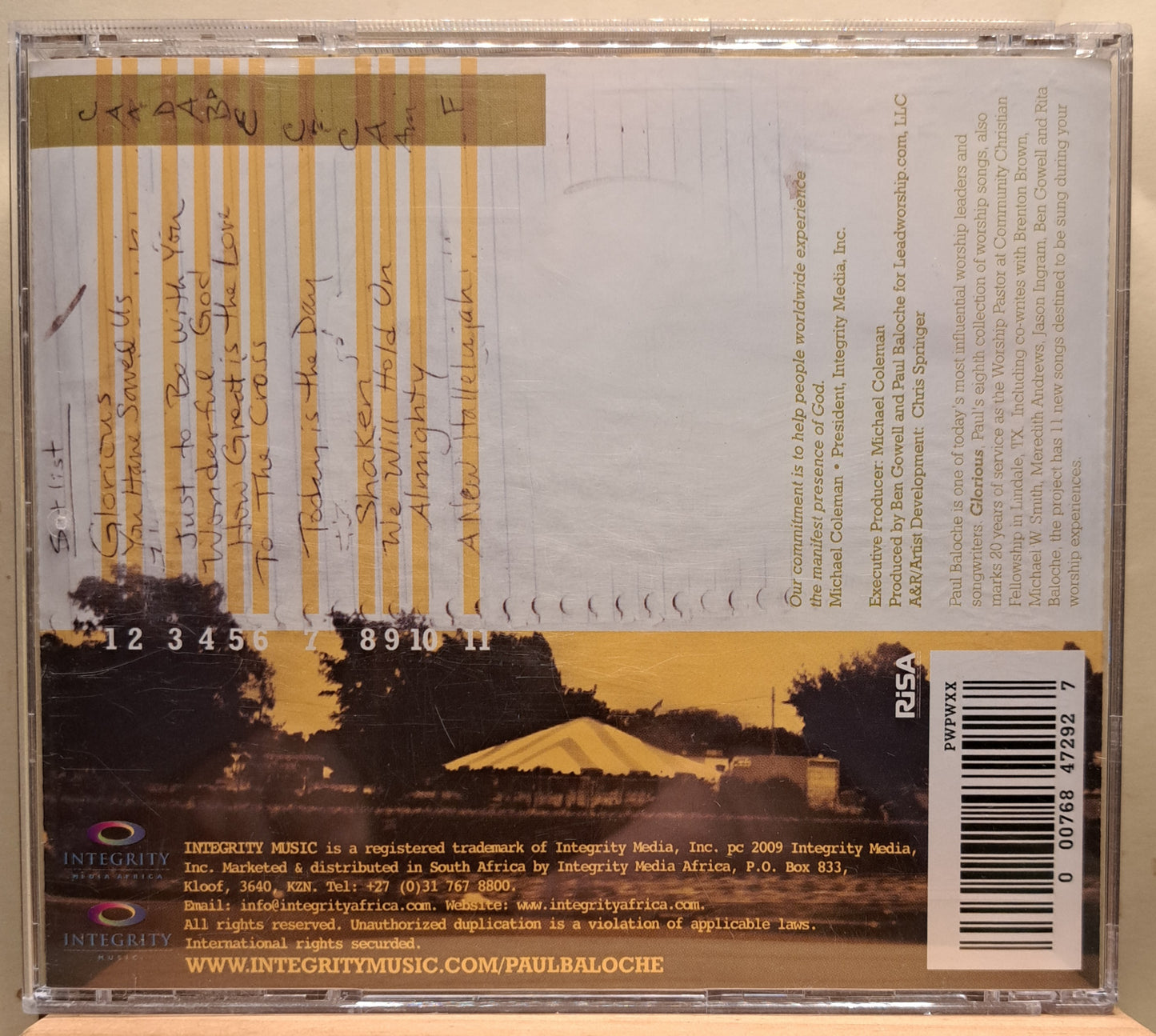 Paul Baloche - Glorious (cd)