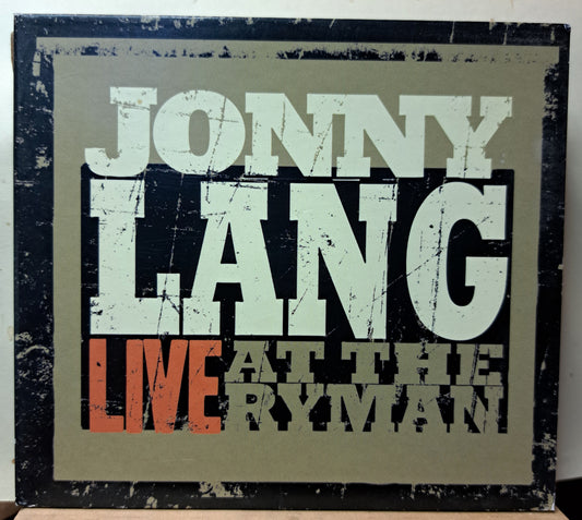 Jonny Lang - Live at the Ryman (cd)