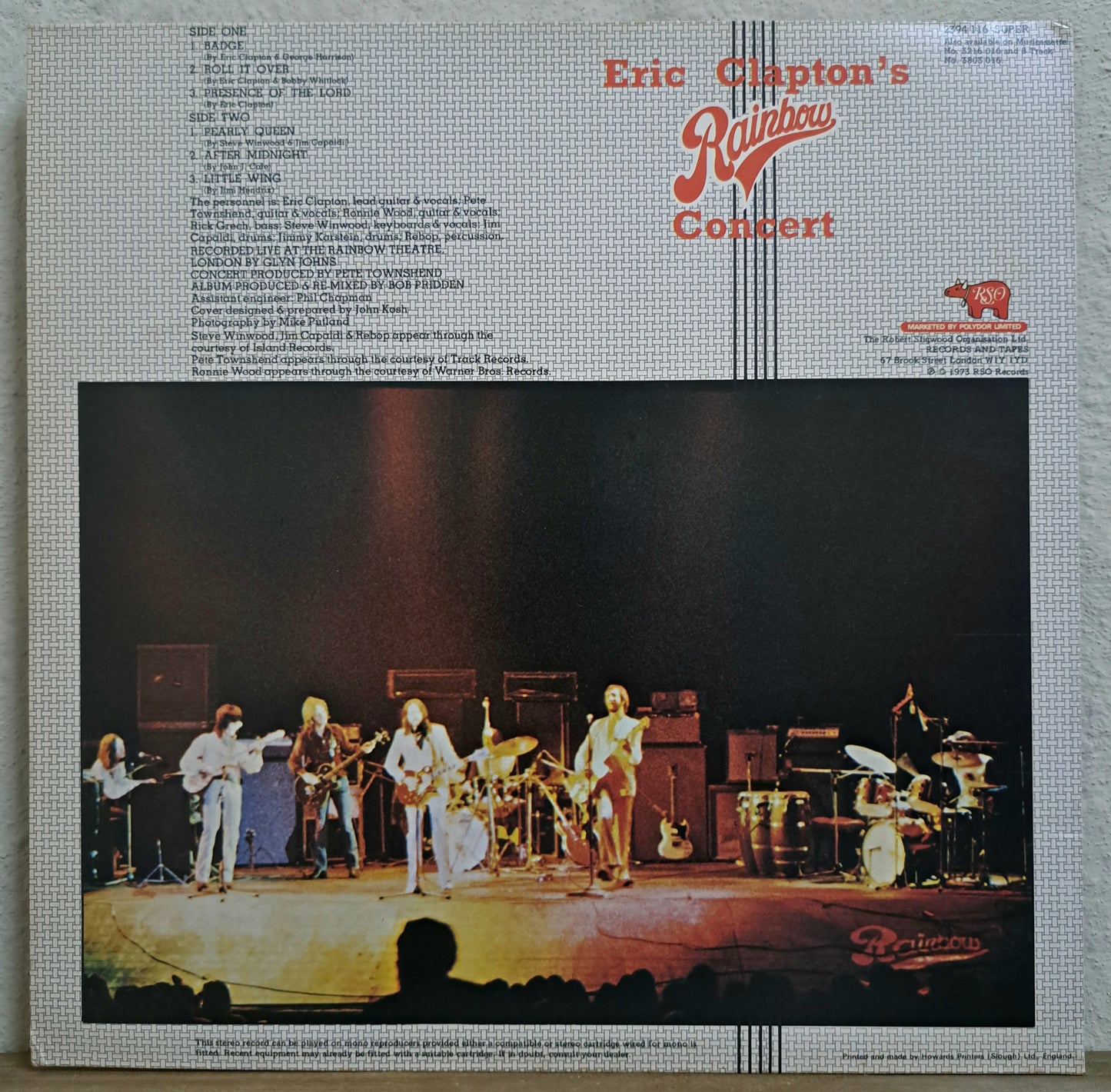 Eric Clapton - Eric Clapton's Rainbow Concert.