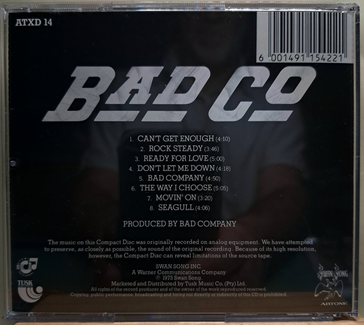 Bad Company - Bad Company (cd)
