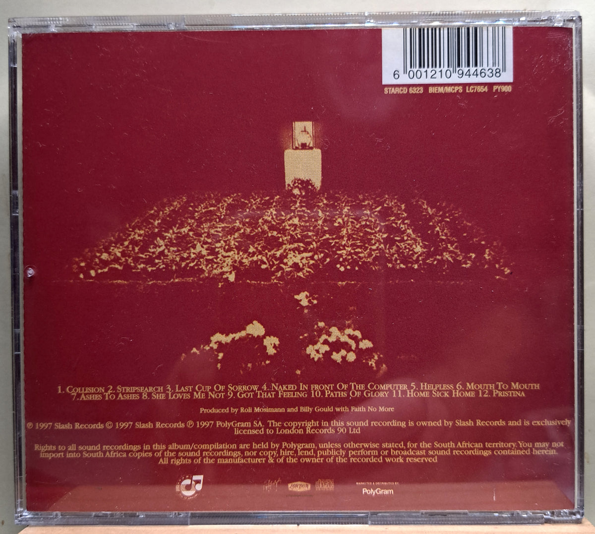 Faith no more - album of the year (cd)