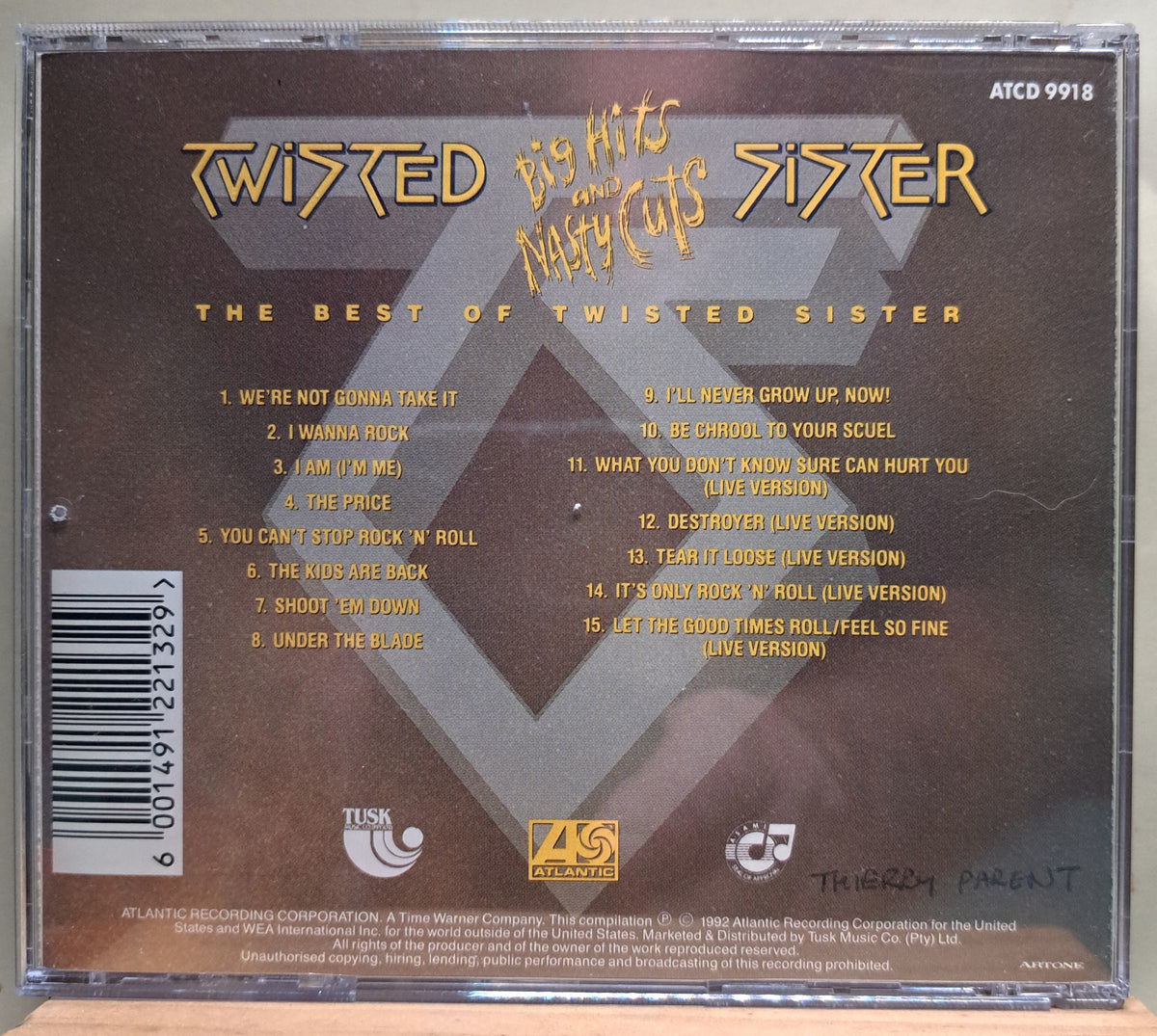 Twisted Sister - Big hits and nasty cuts (cd)