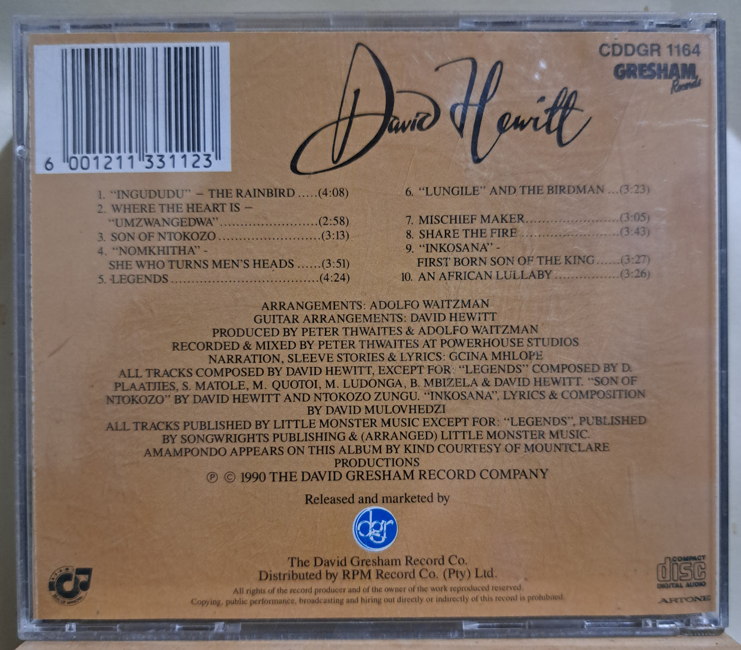 David Hewitt - The storyteller (cd)