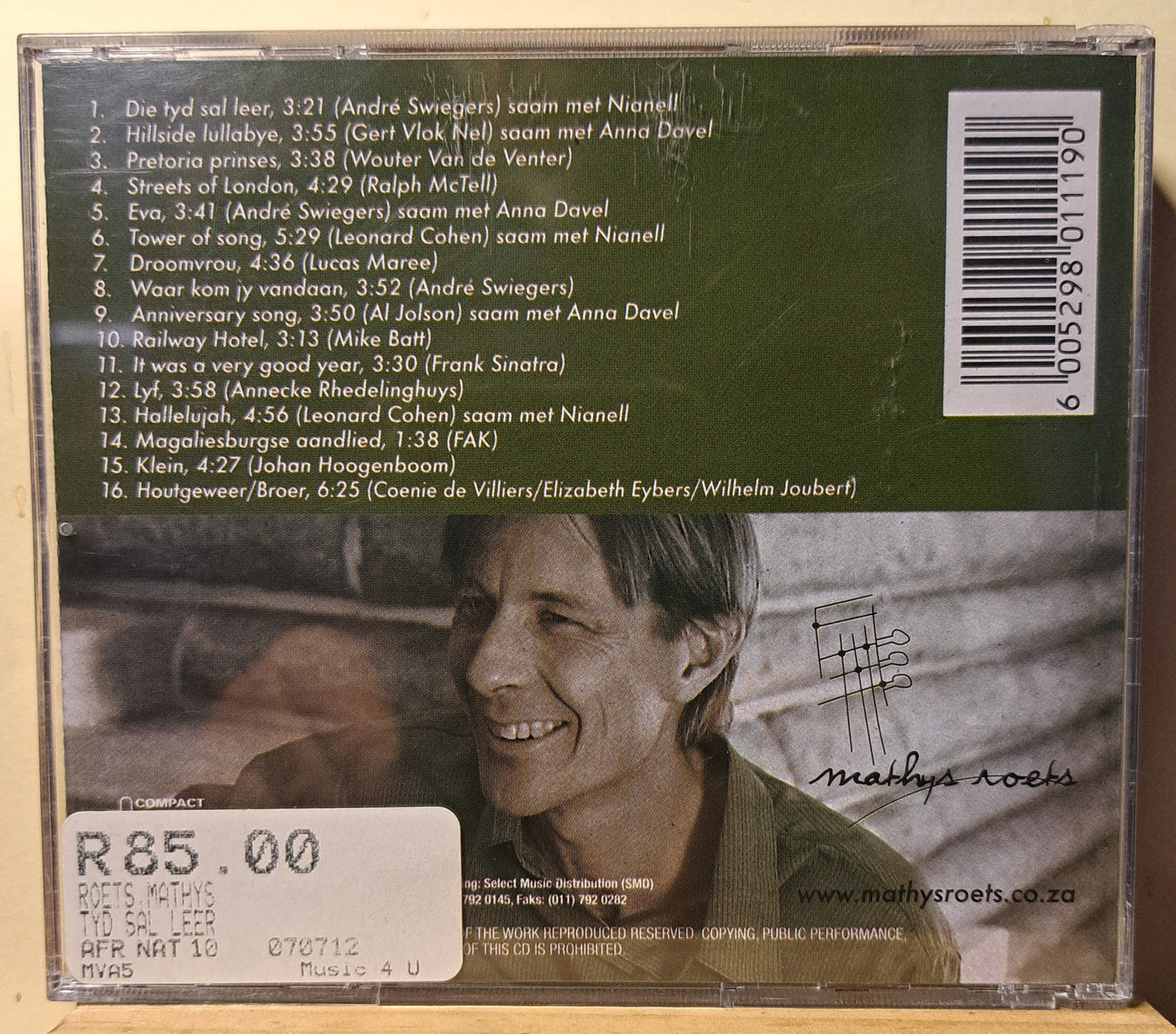 Mathys Roets - Die tyd sal Leer (cd)