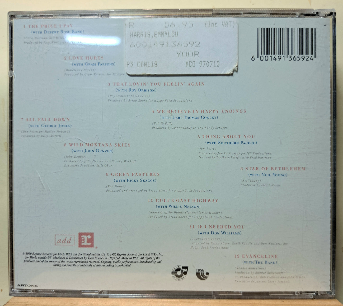 Emmylou Harris - Duets (cd)