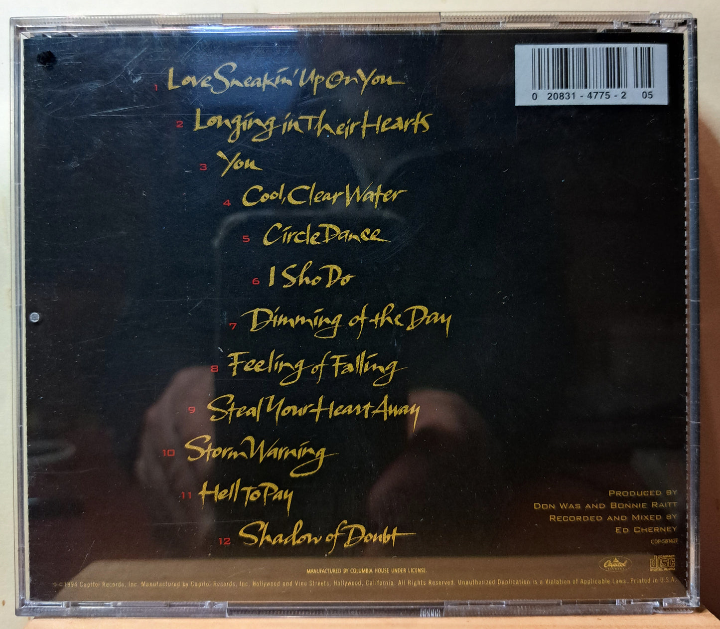 Bonnie Raitt - Longing in their hearts (cd)