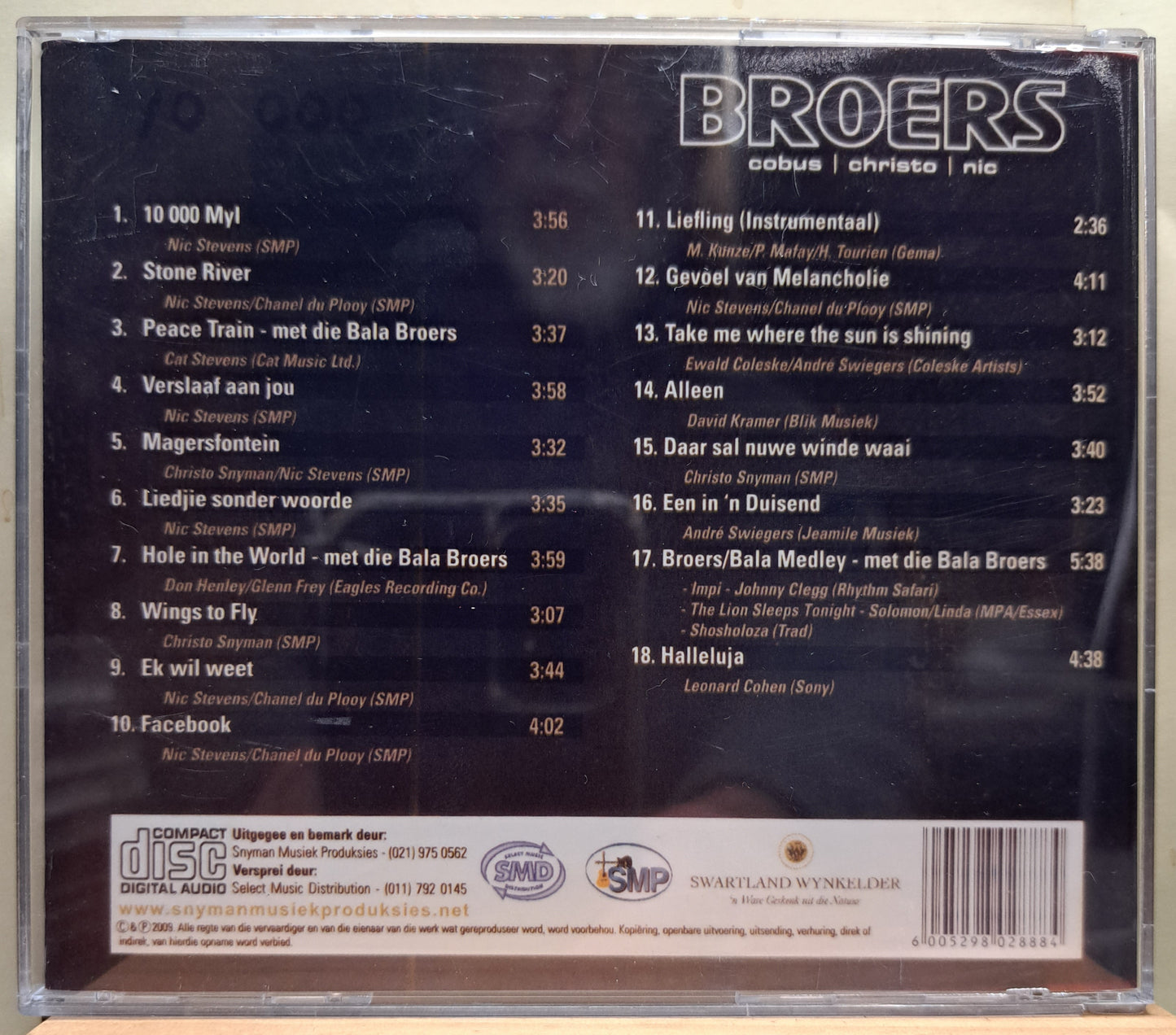 Broers- 10'000 myl (cd)