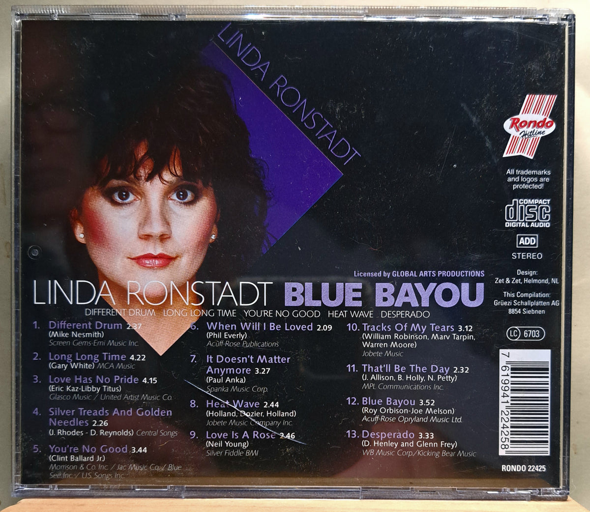 Linda Ronstadt - Blue Bayou (cd)