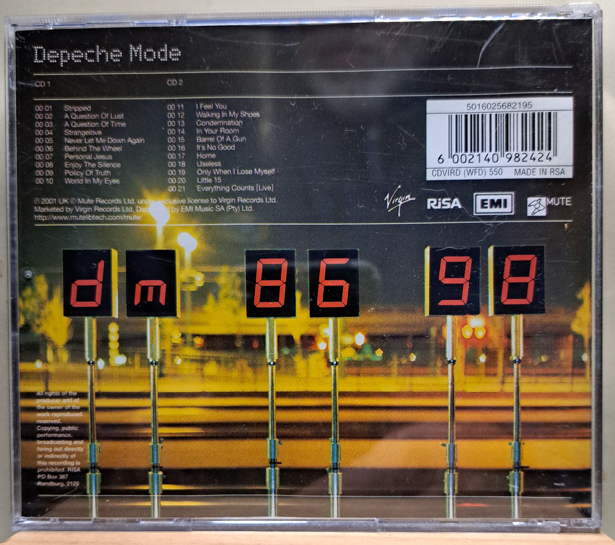 Depeche Mode - The Singles 86 >98 ( double cd)