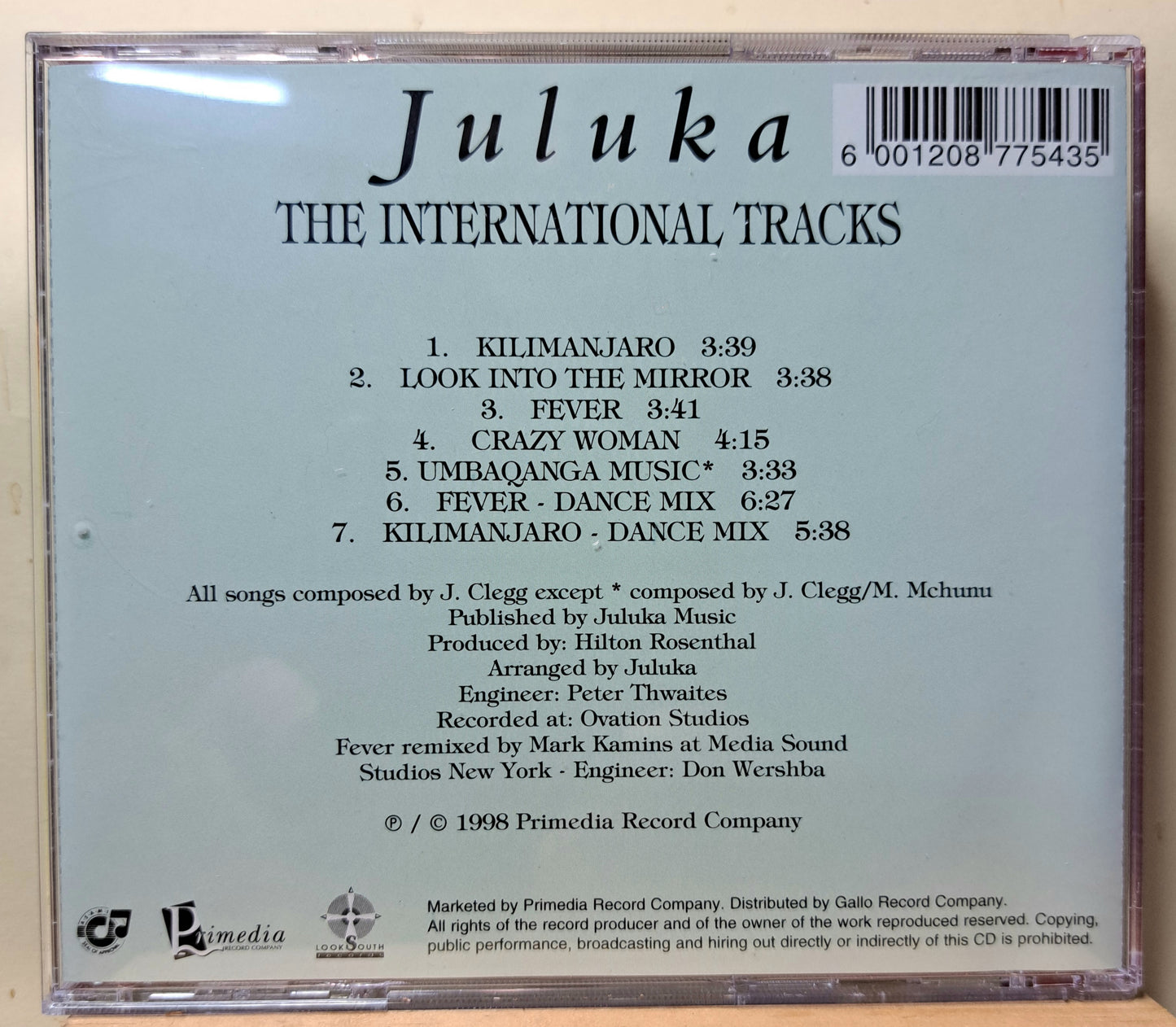 Juluka - The international tracks (cd)