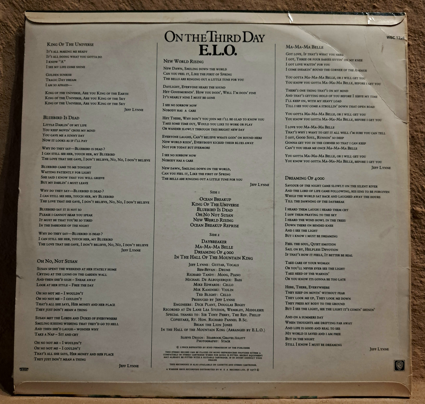 Electric Light Orchestra - On the third day