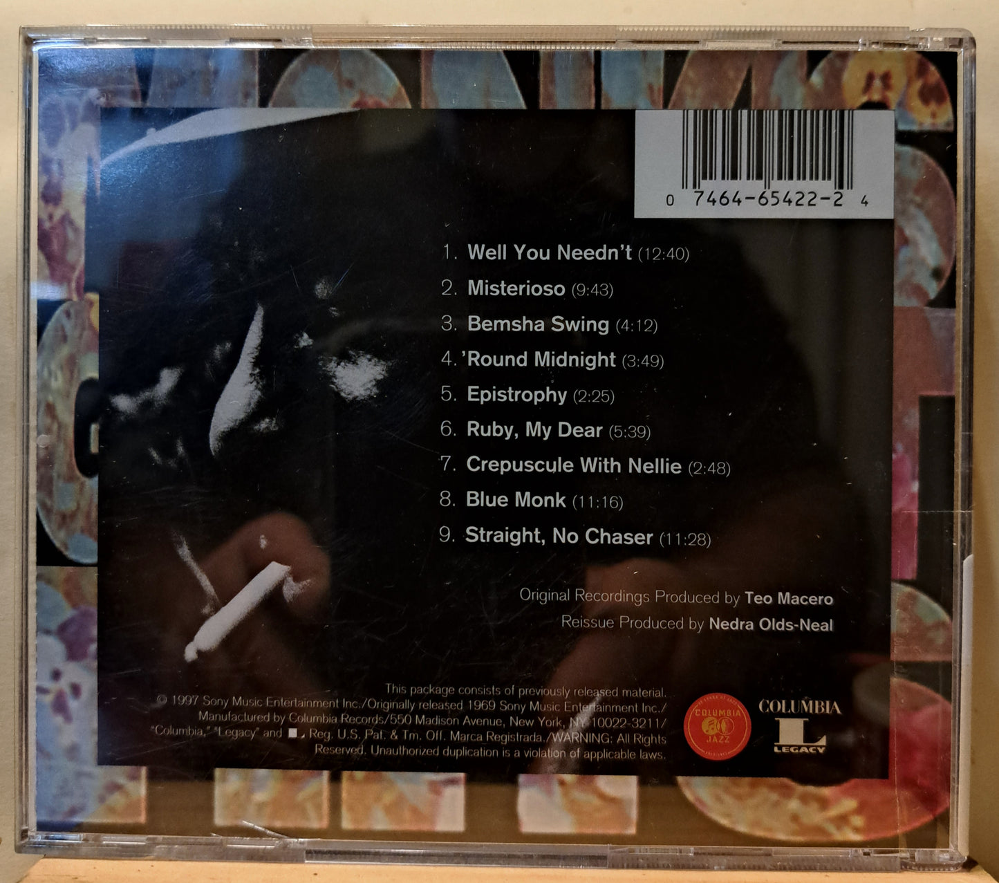 Thelonius Monk - Greatest Hits (cd)