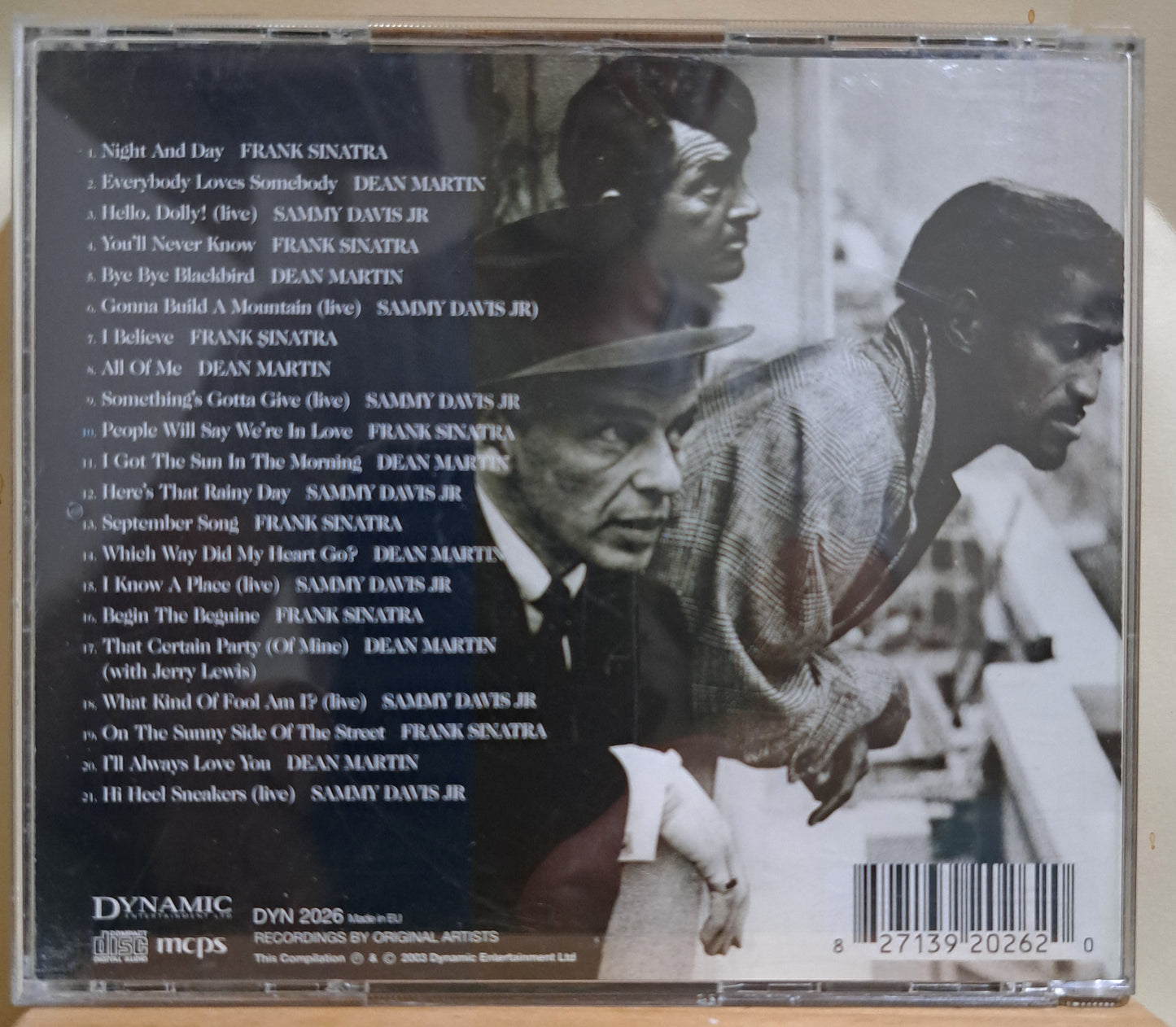 The Rat Pack (Dean Martin, Frank Sinatra, Sammy Davis Jr.) cd