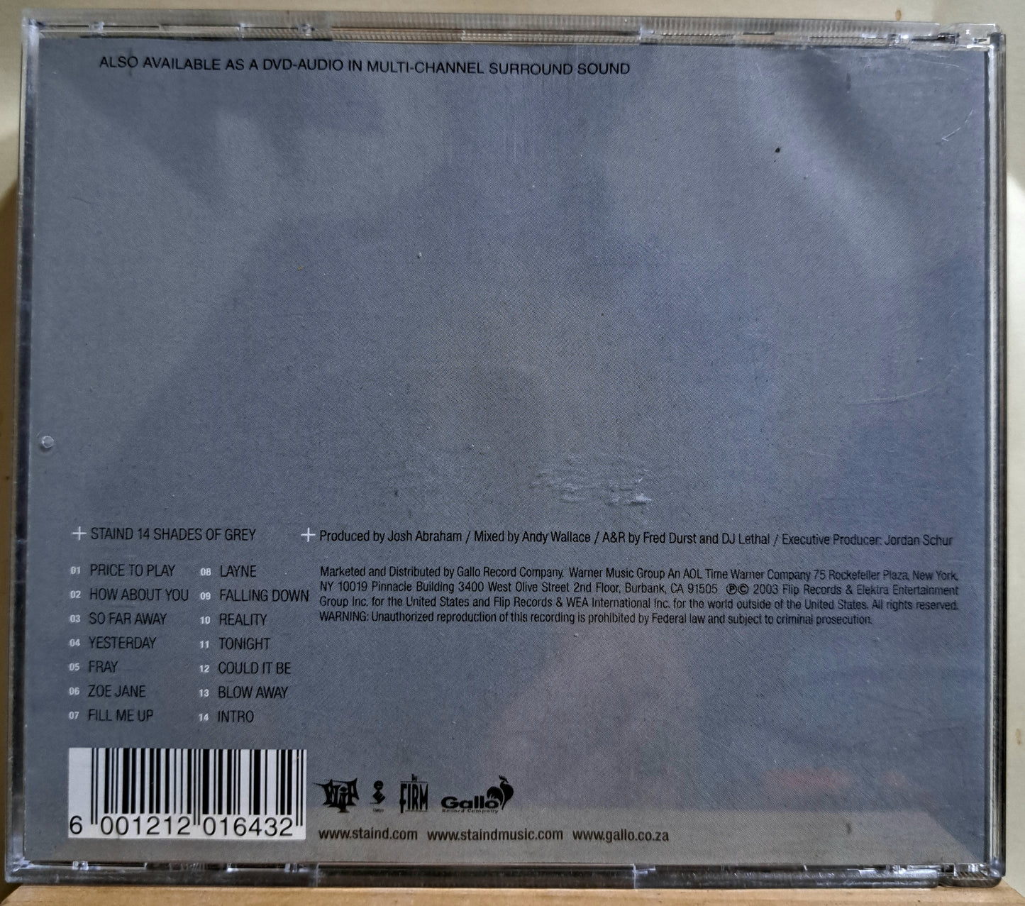 Staind - 14 shades of grey (cd)
