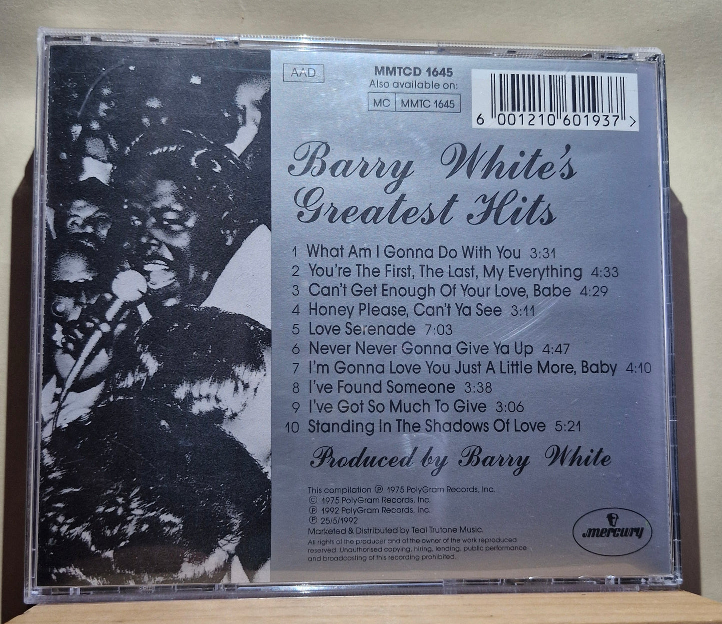 Barry White - Barry White's Greatest Hits (cd)