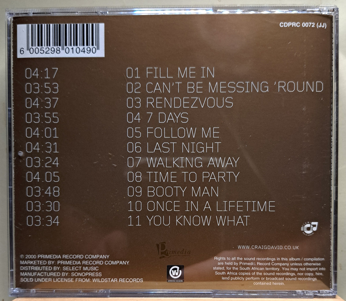 Craig David - Born to do it (cd)