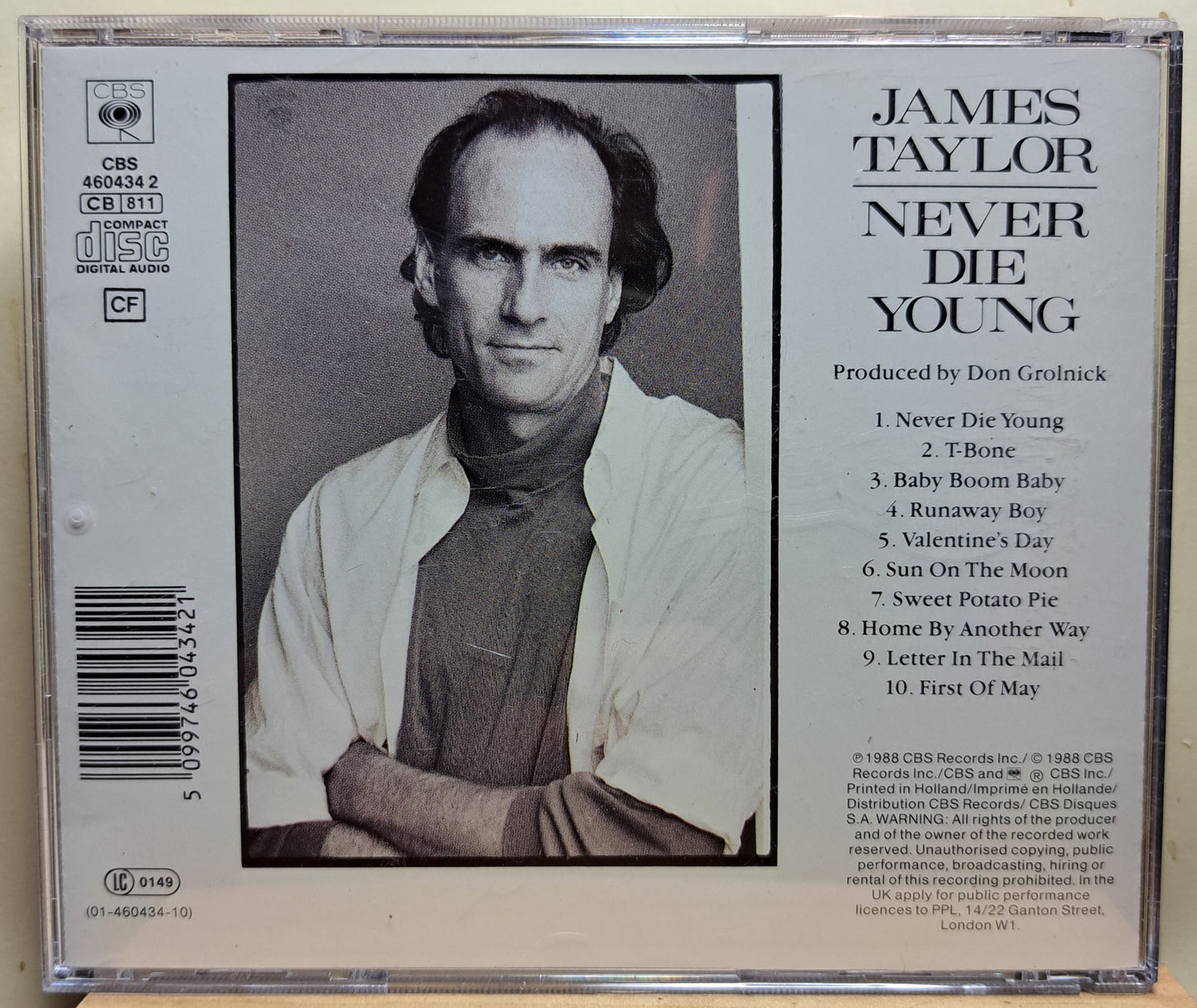 James Taylor - Never Die Young (cd)