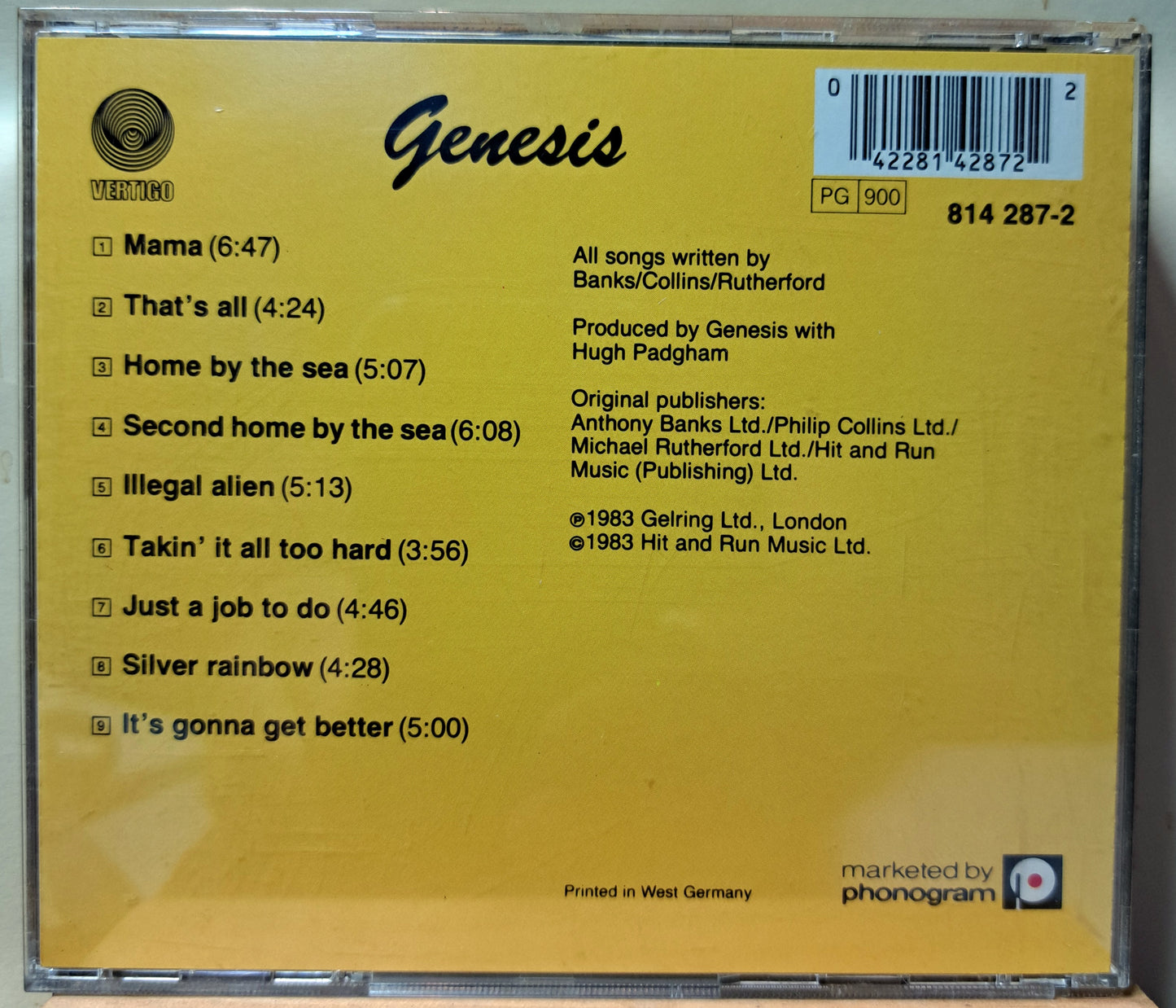 Genesis - Genesis (cd)