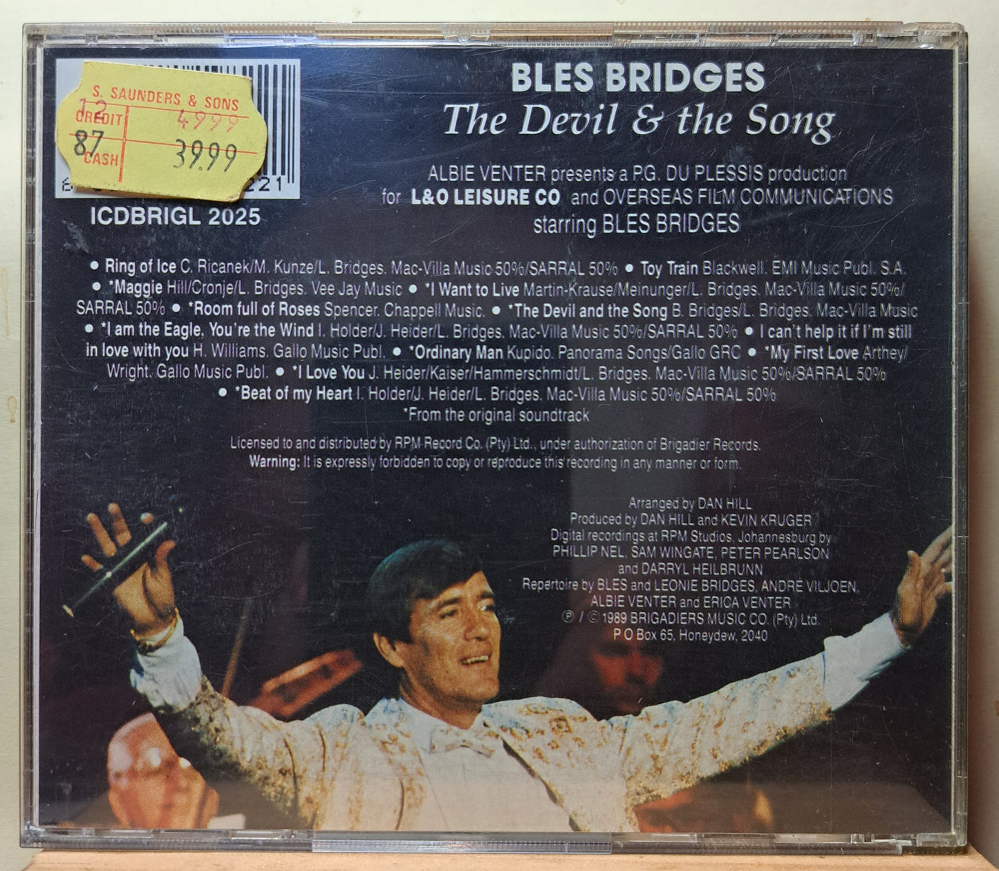 Bles Bridges - The Devil & The Song (cd)