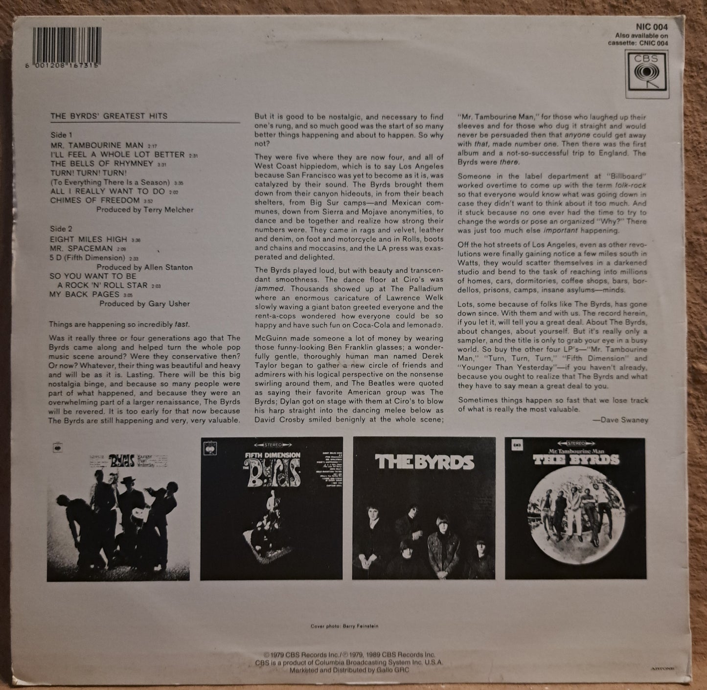 The Byrds - Greatest Hits