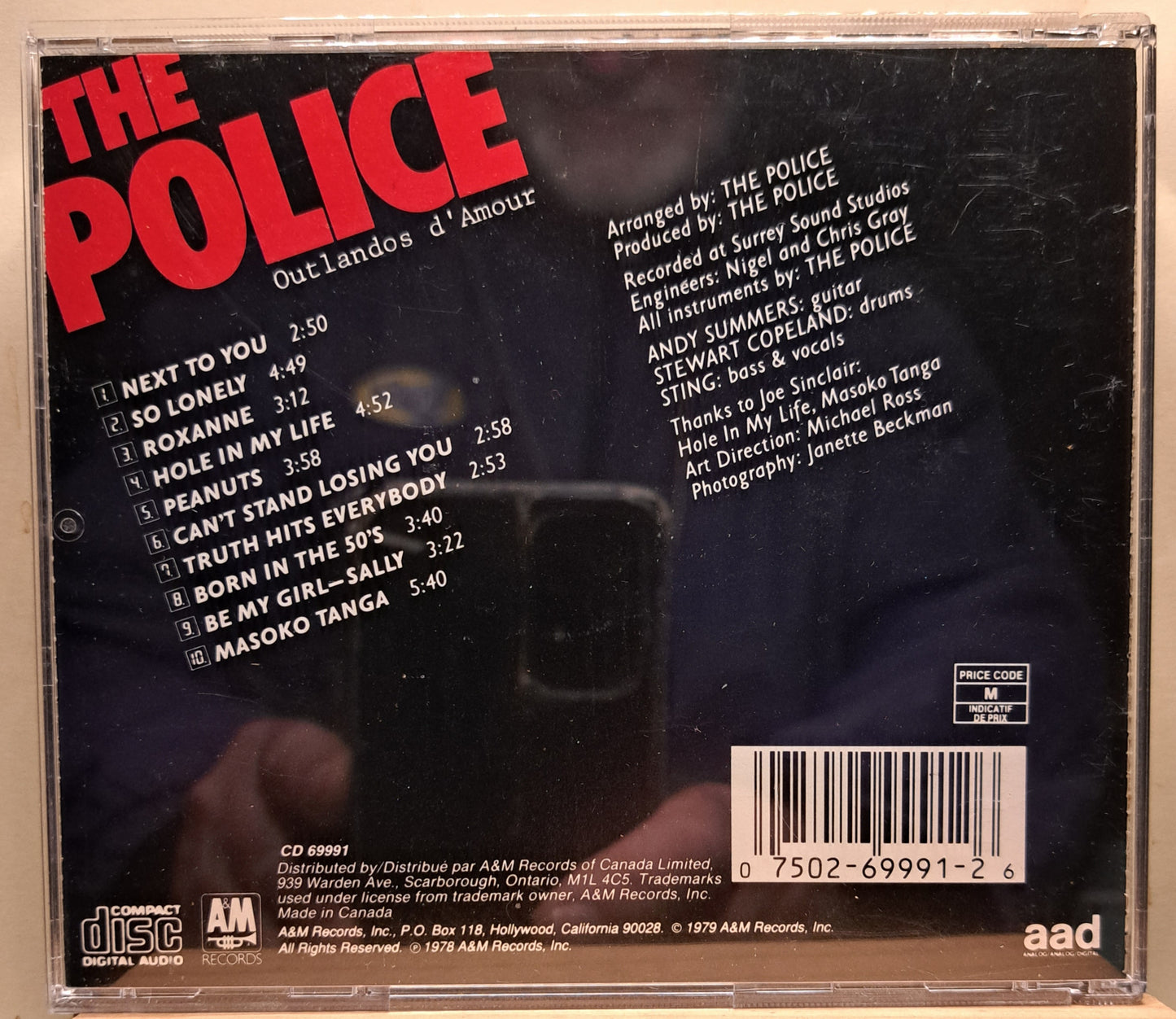 The Police - Outlandos d'Amour (cd)