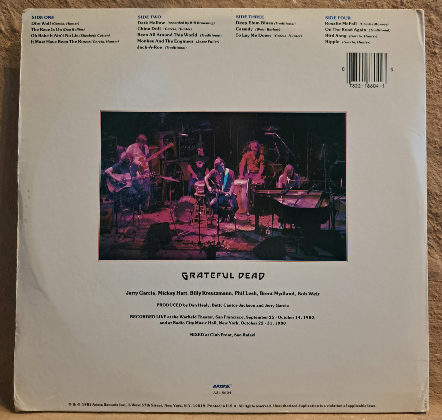 Grateful Dead - Reckoning (double album)